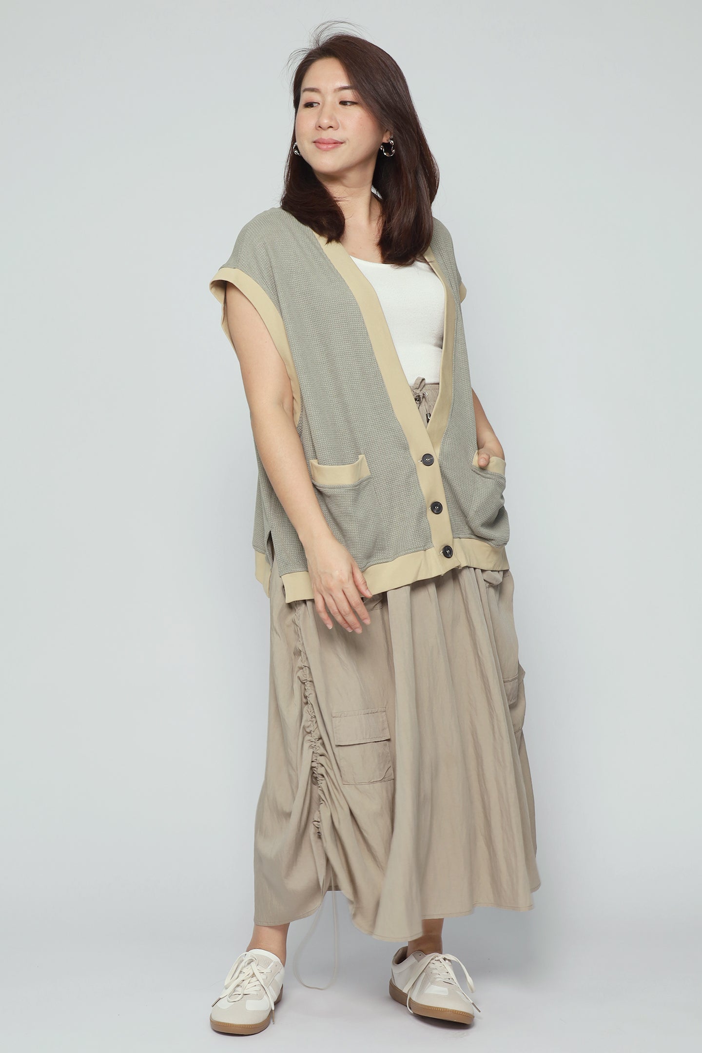 Xuan Cardigan in Green