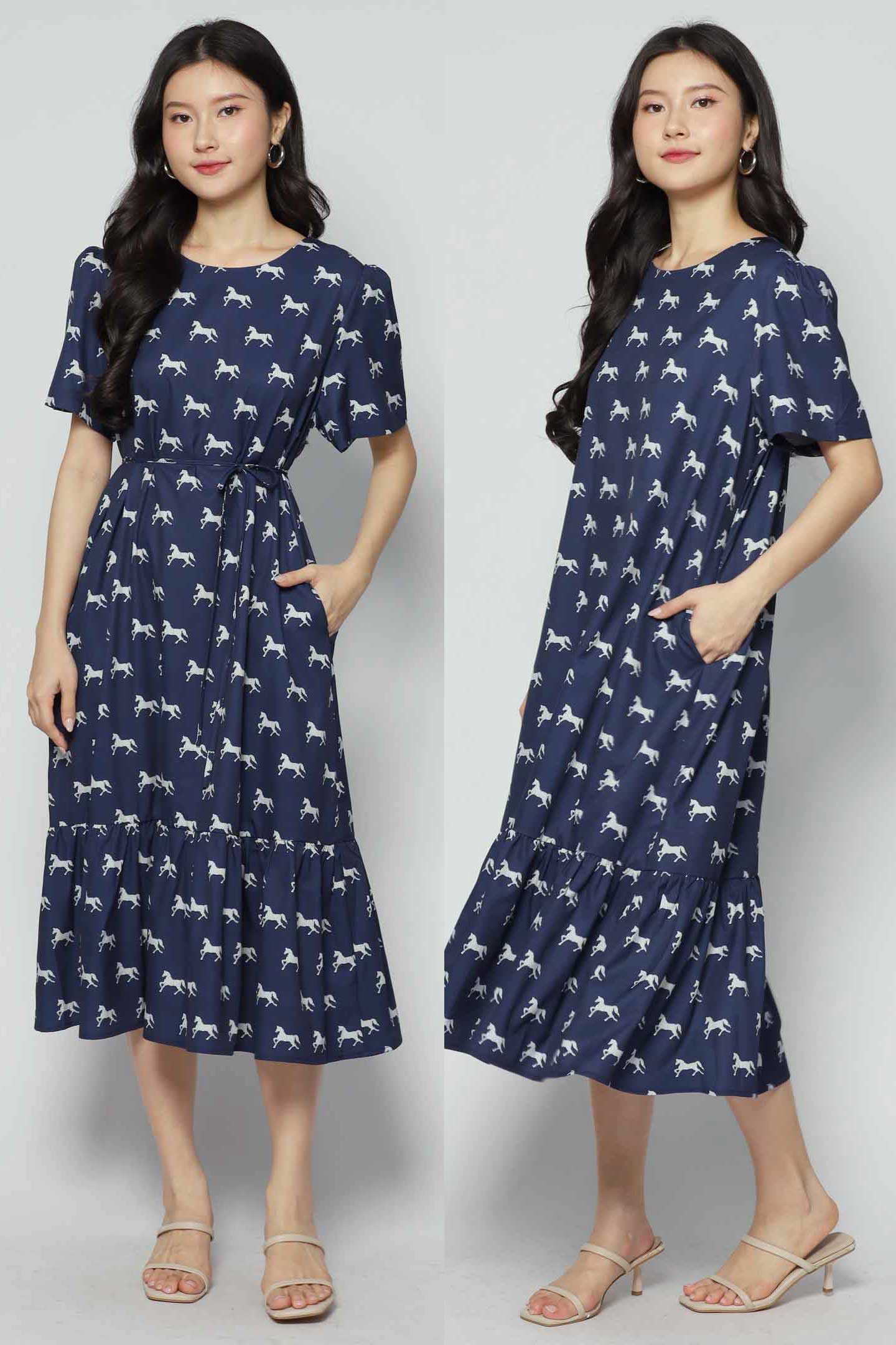 Xing Dress in Stallion