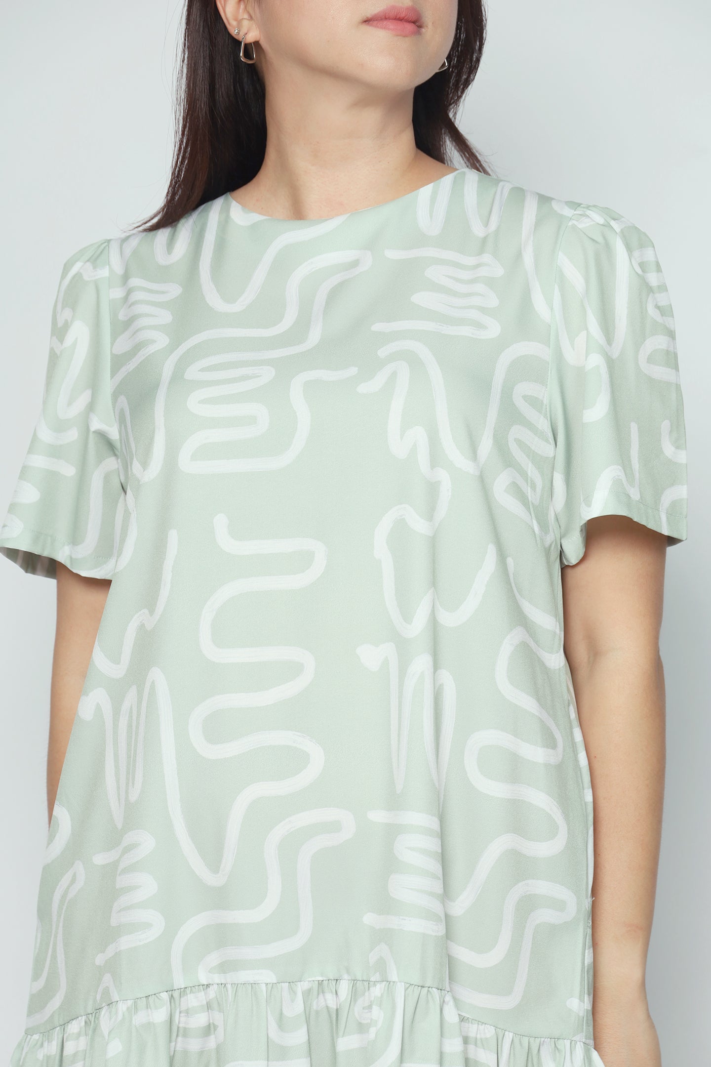 Yue Dress in Mintwist