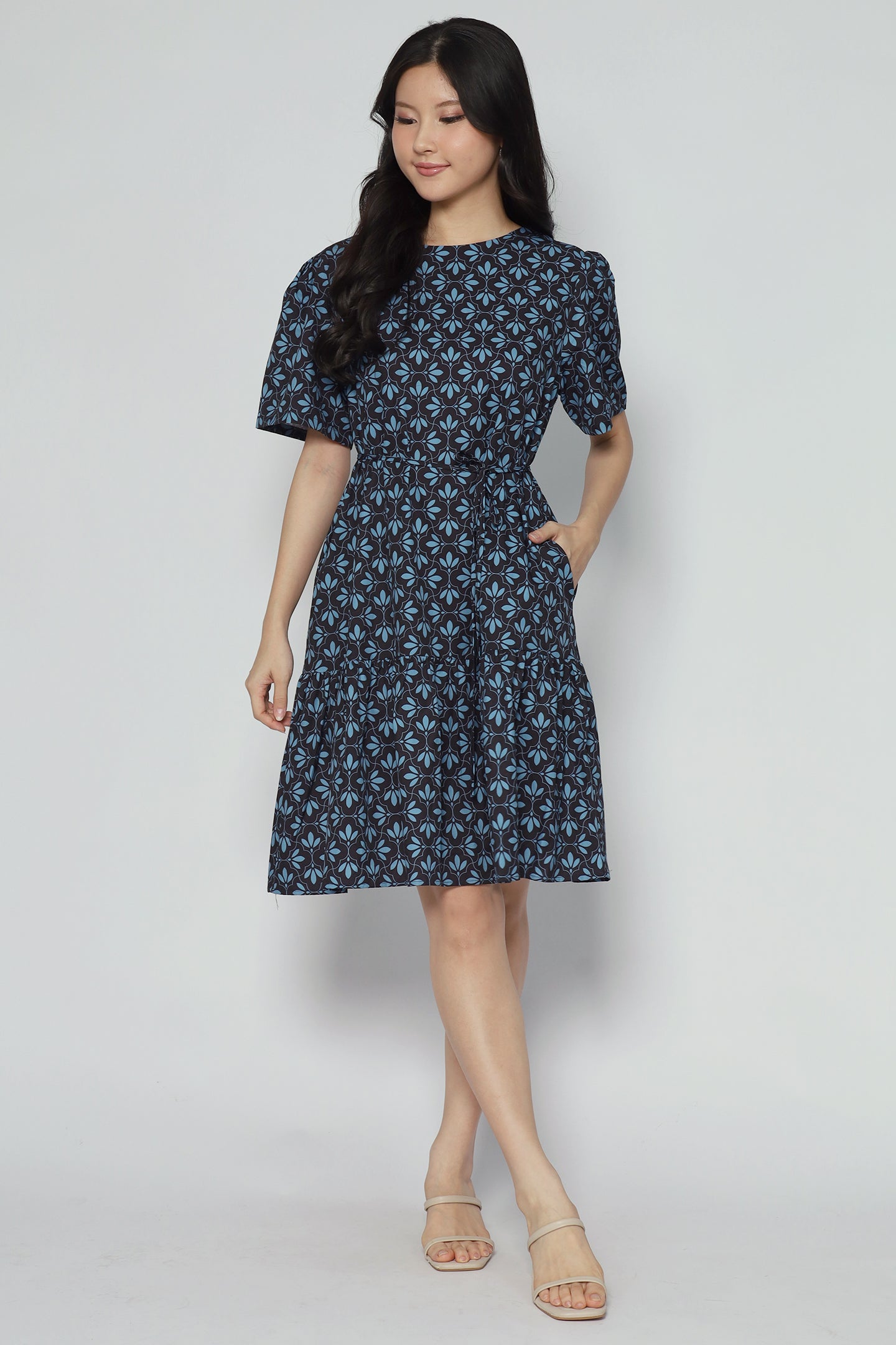 Yue Dress in Petal Whisper
