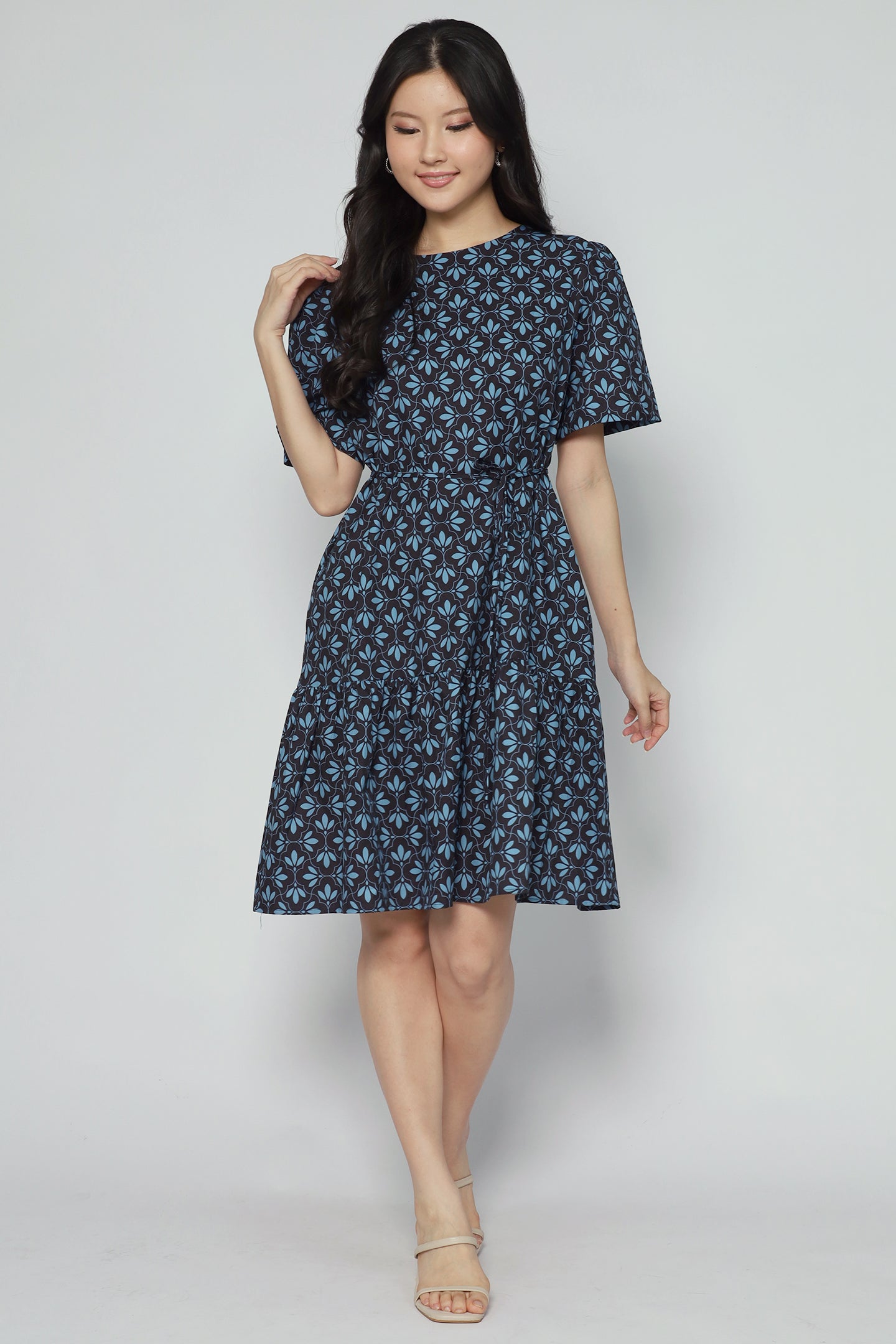 Yue Dress in Petal Whisper