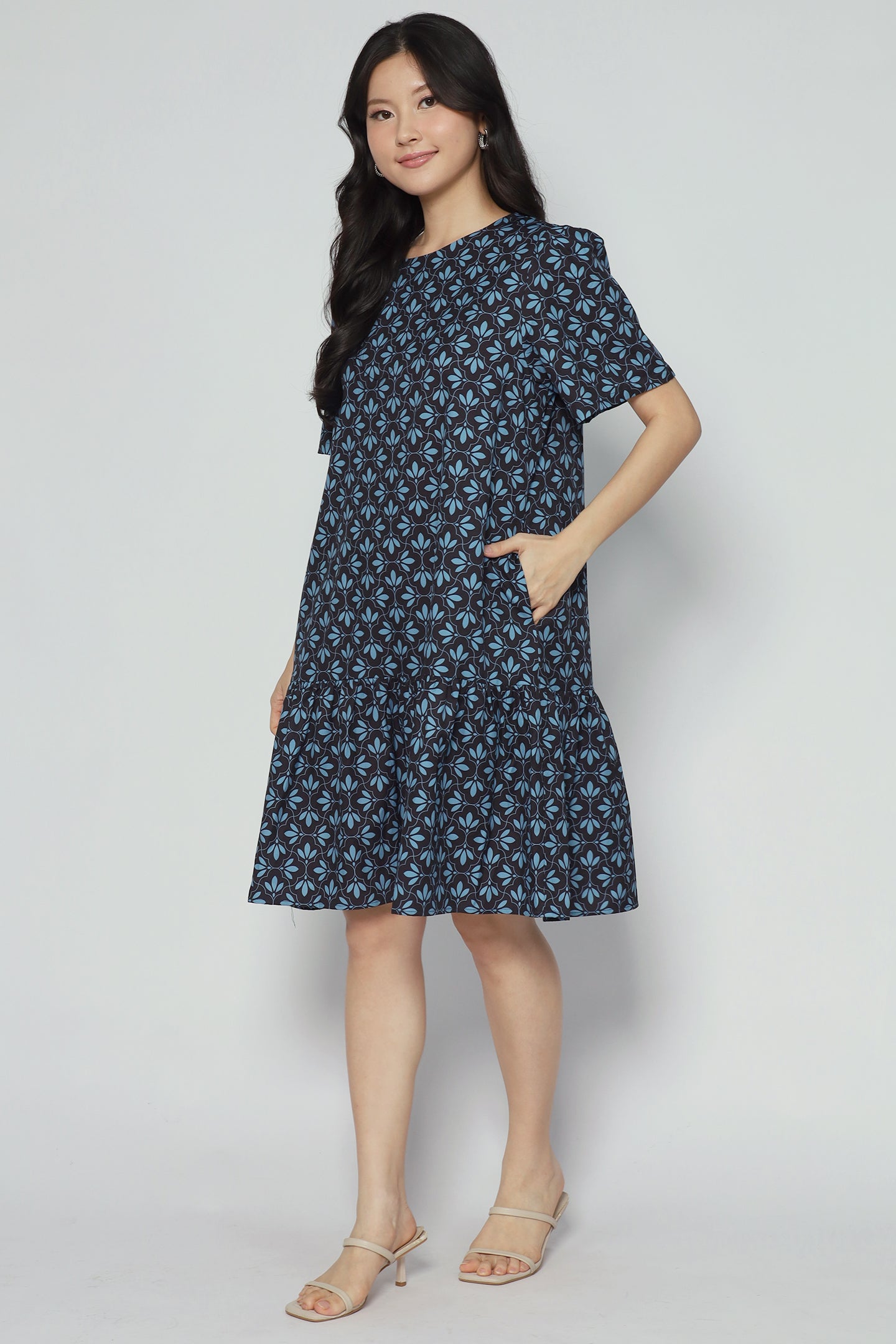 Yue Dress in Petal Whisper