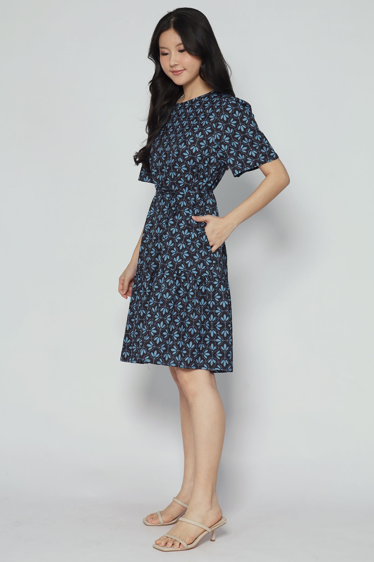 Yue Dress in Petal Whisper