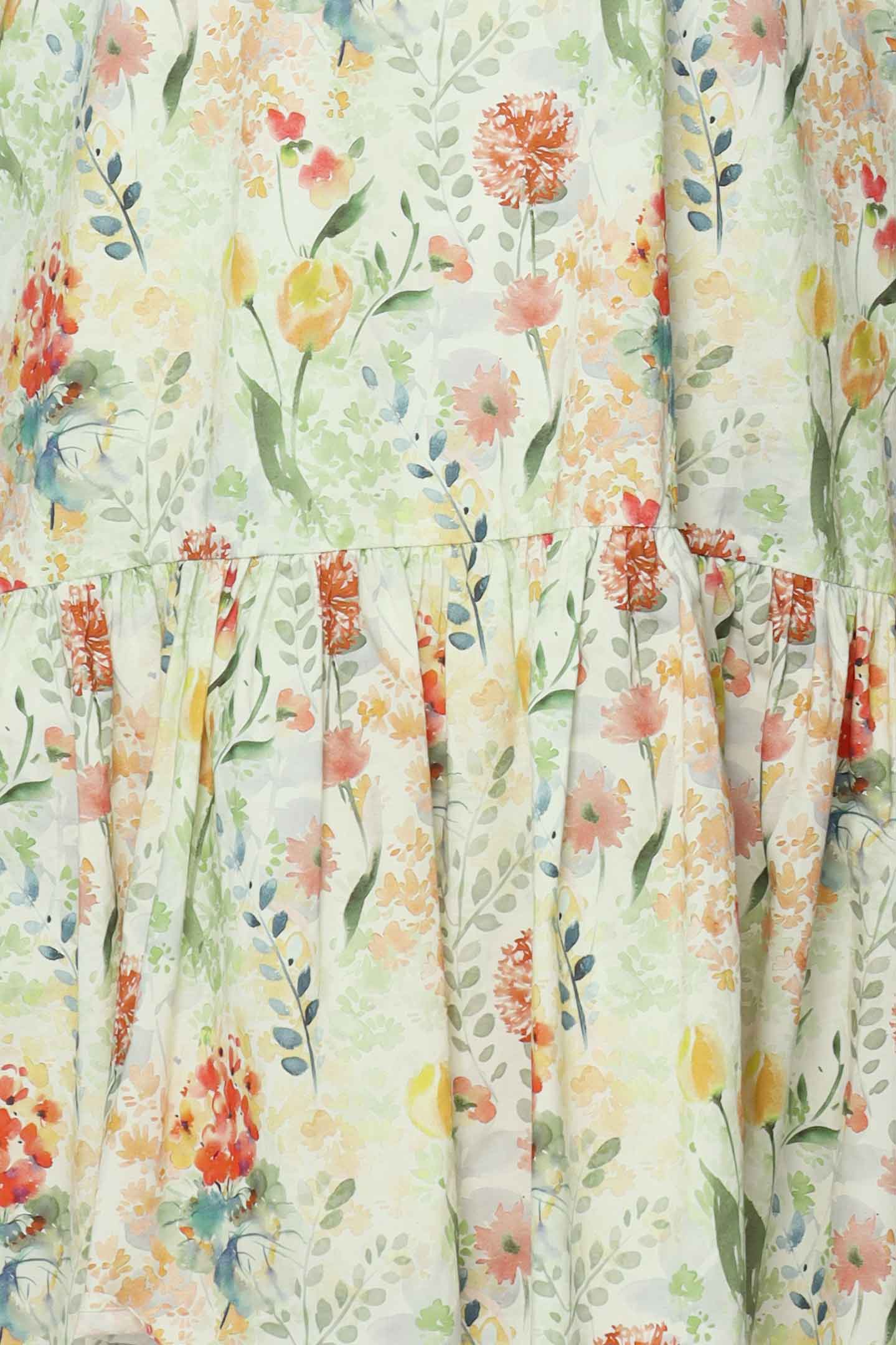 Yue Dress in Blossom Garden