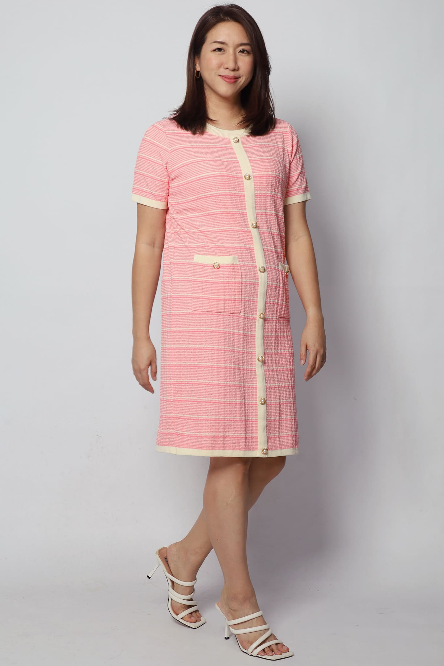 Zilly Knit Dress in Pink