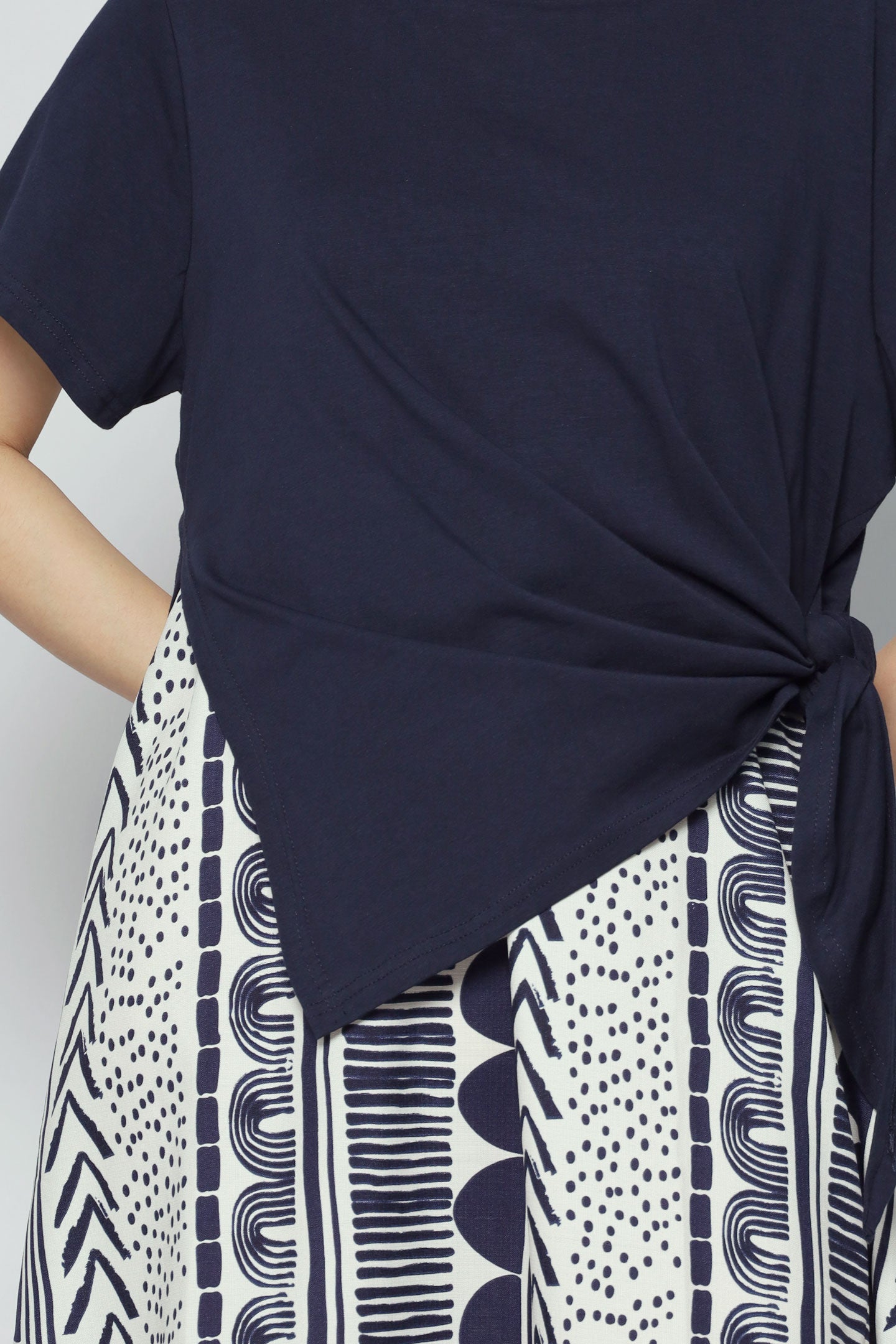 Backorders - Zion Dress in Doodle Lines