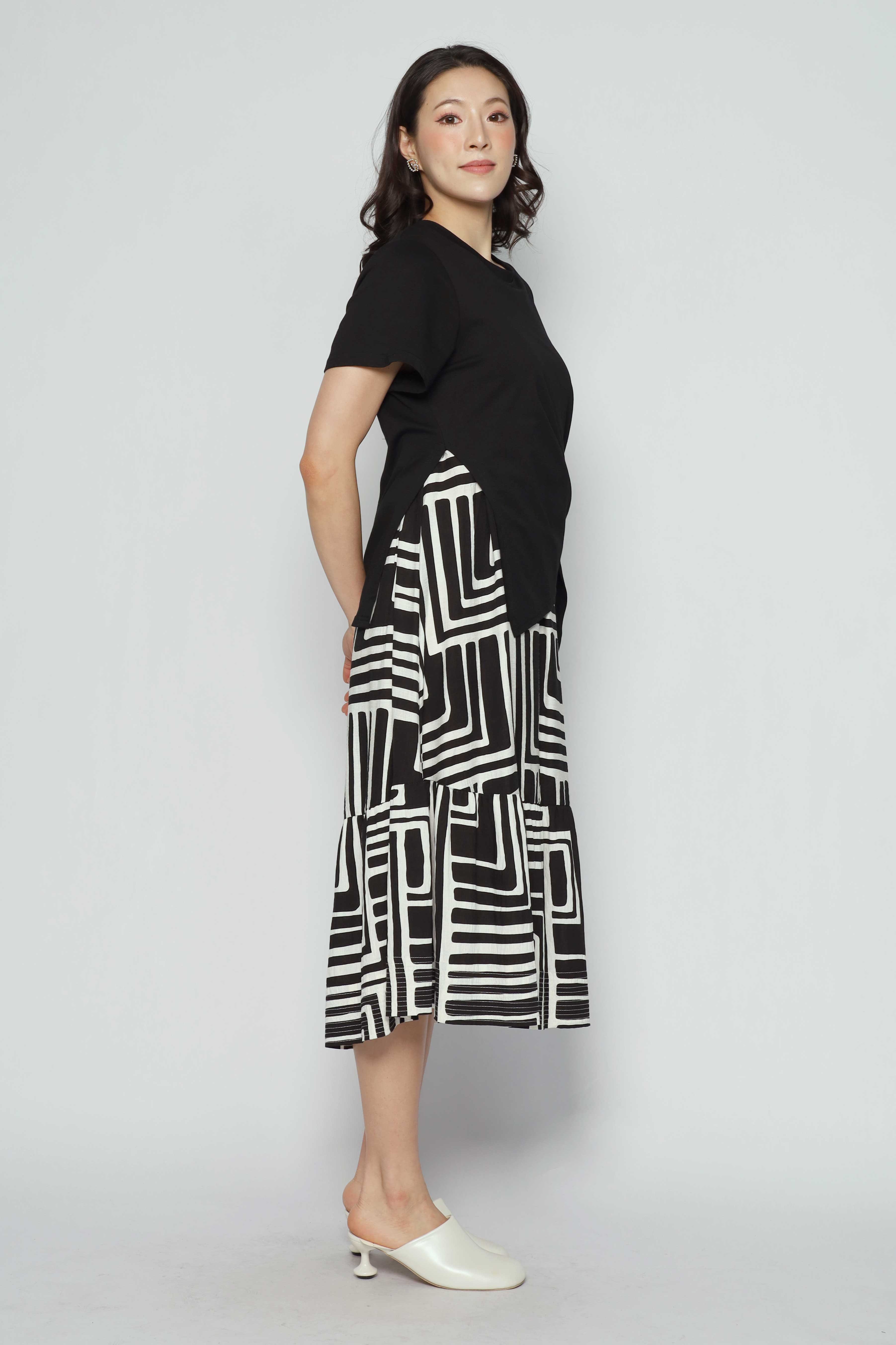 Zion Dress in Mono Palette