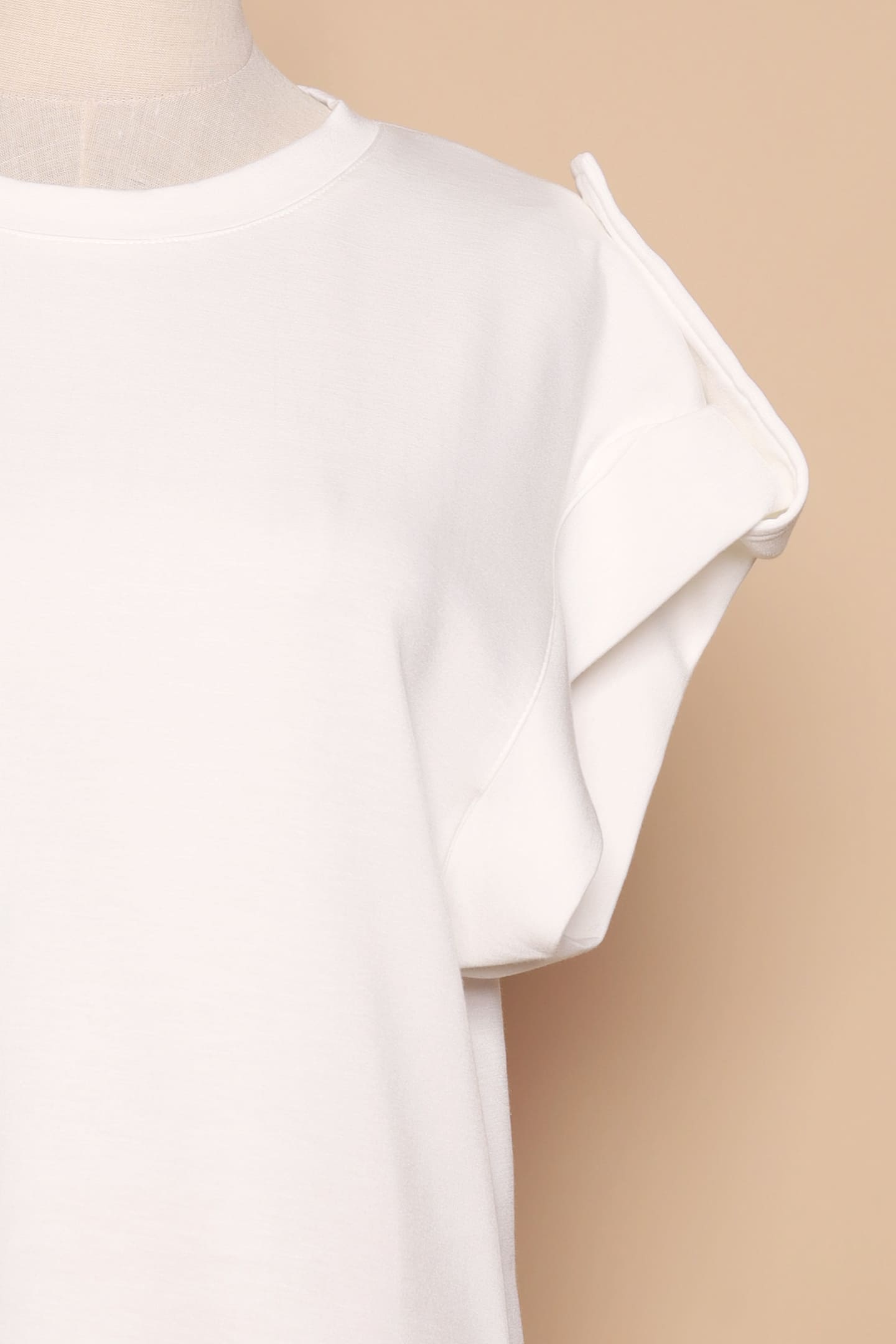 PO - Zoanne Button Shoulder Top in White