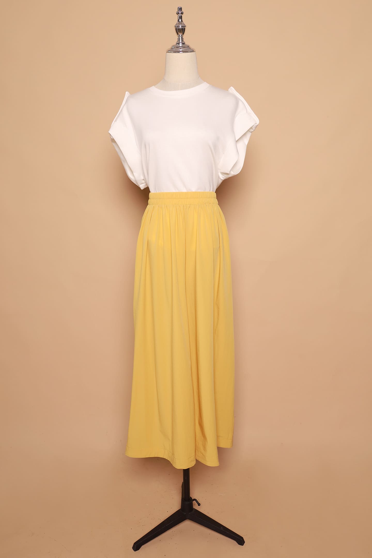 PO - Zoanne Button Shoulder Top in White