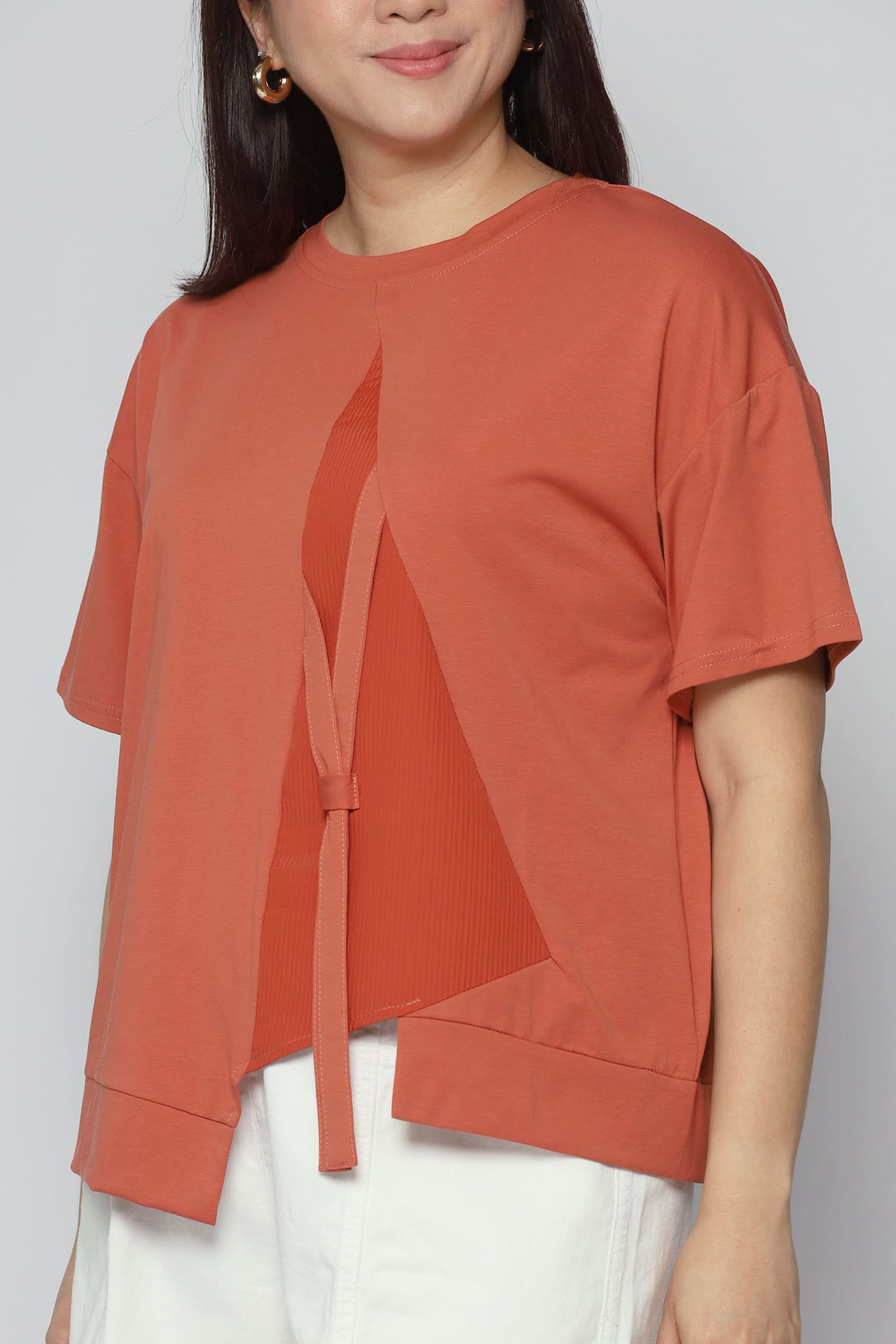 Backorders Easy by TE - Adrina Top in Orange