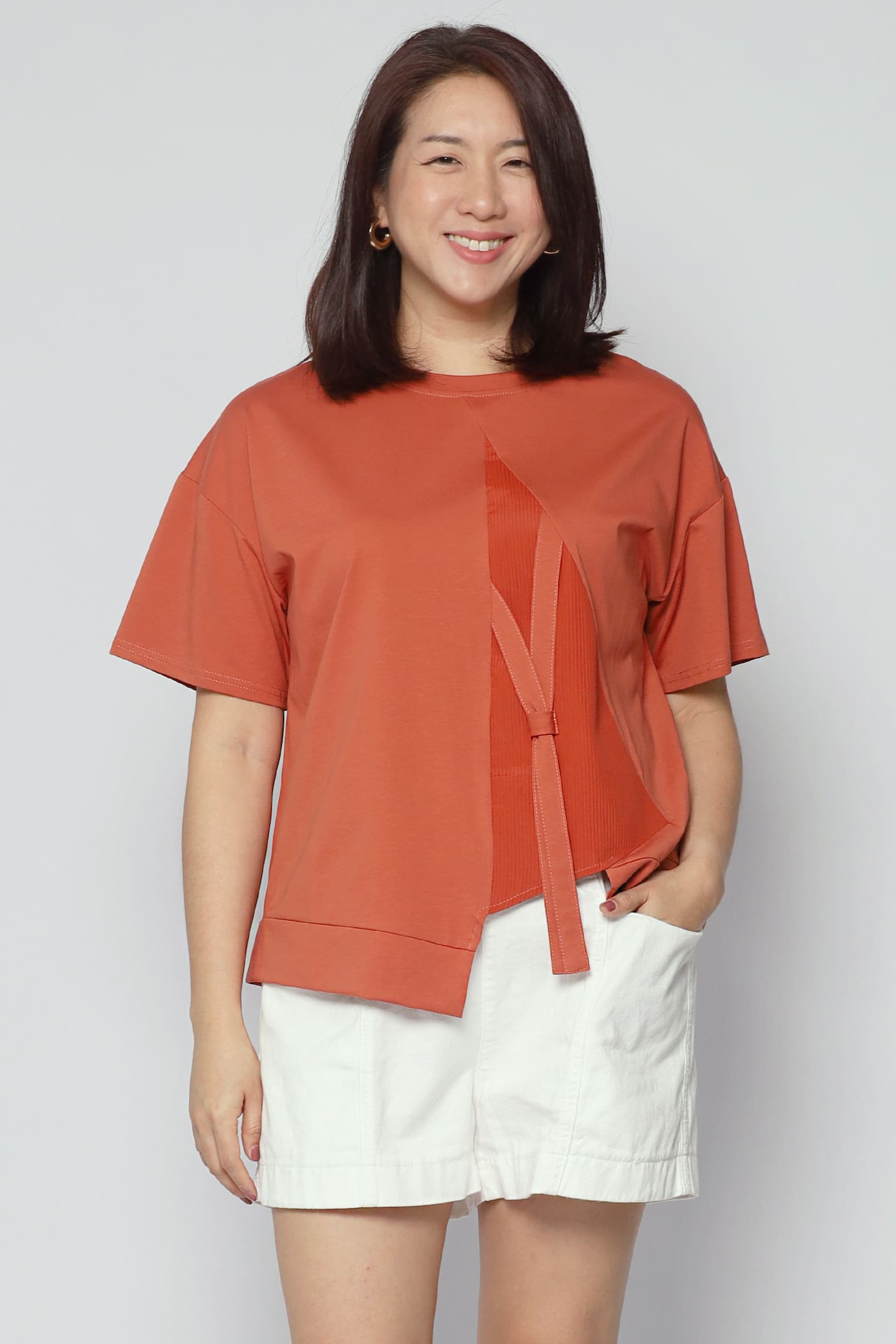 Backorders Easy by TE - Adrina Top in Orange