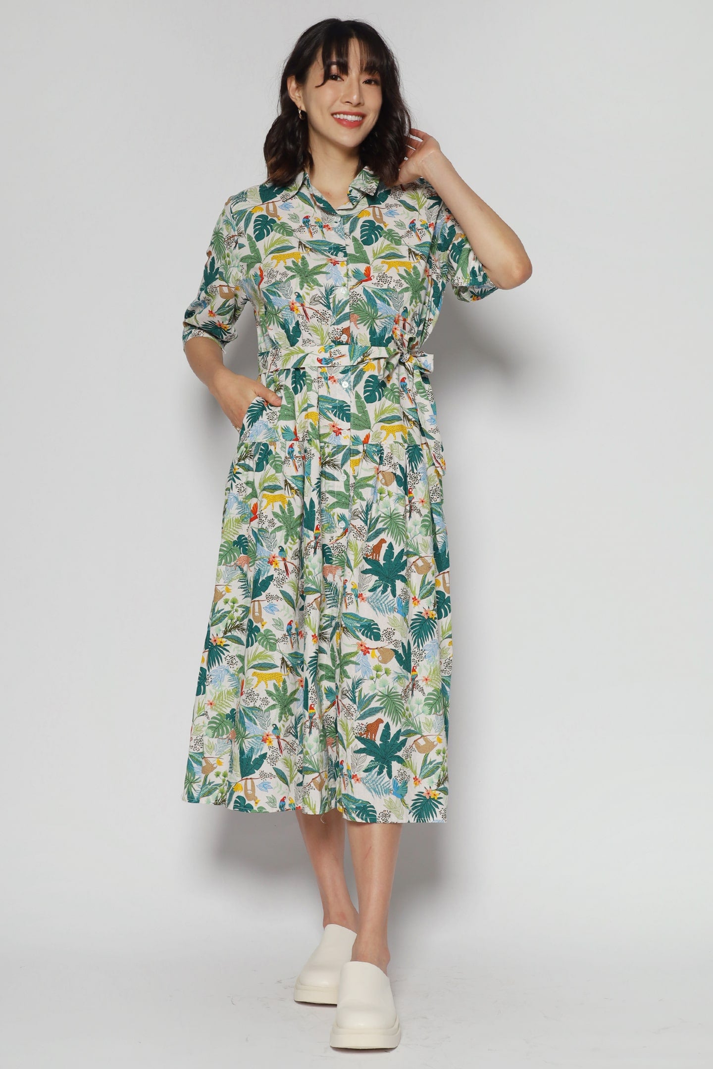Alexis Dress in Jungle