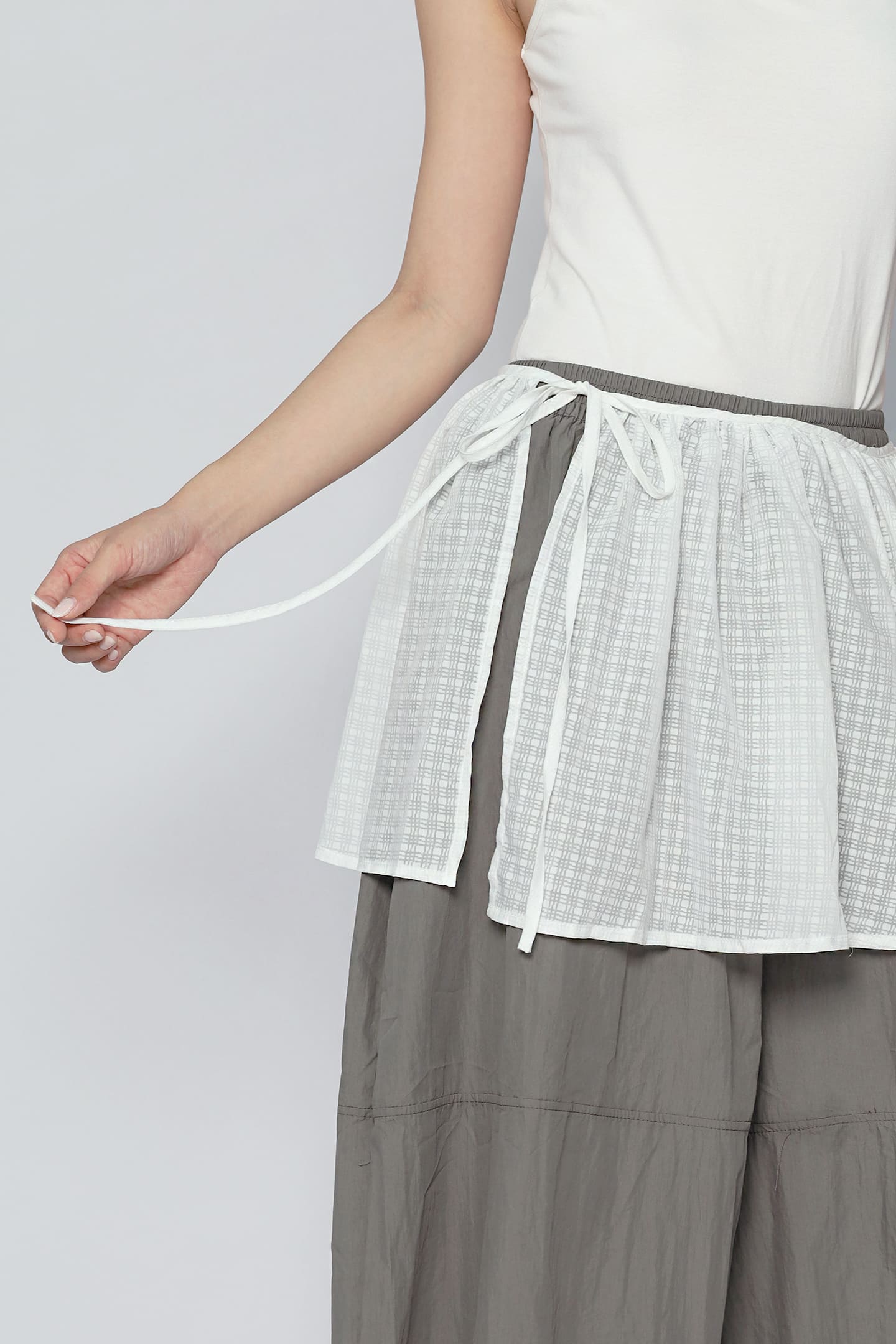 JOY- Alba Layer Wrap in White
