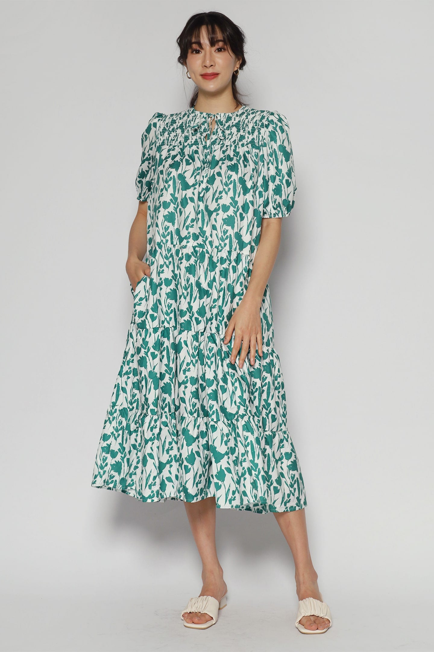 Alina Dress in Rainforest