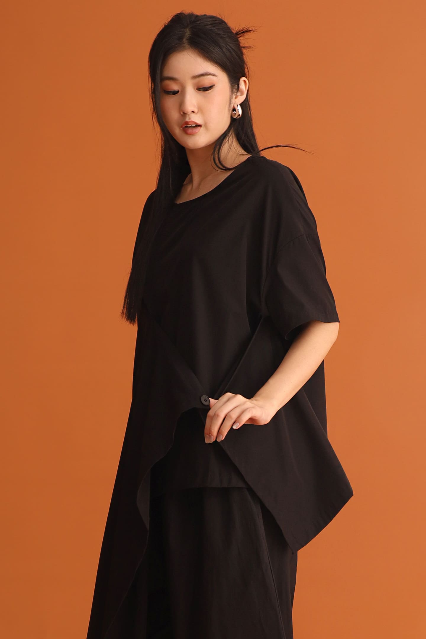 CHOSEN - All Star Side Drape Top