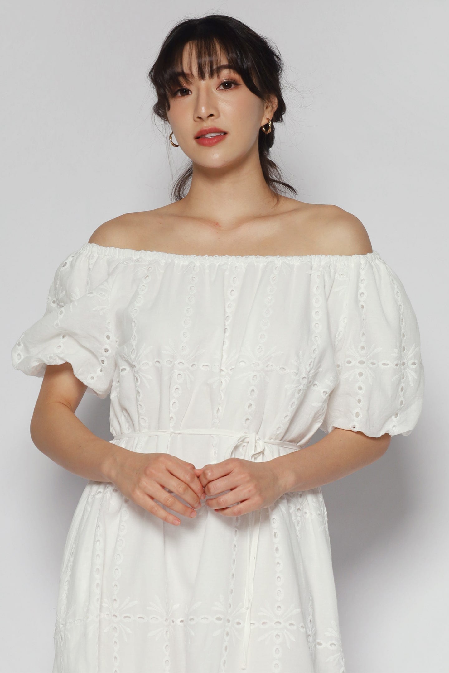 Anakin Dress in White Crochet