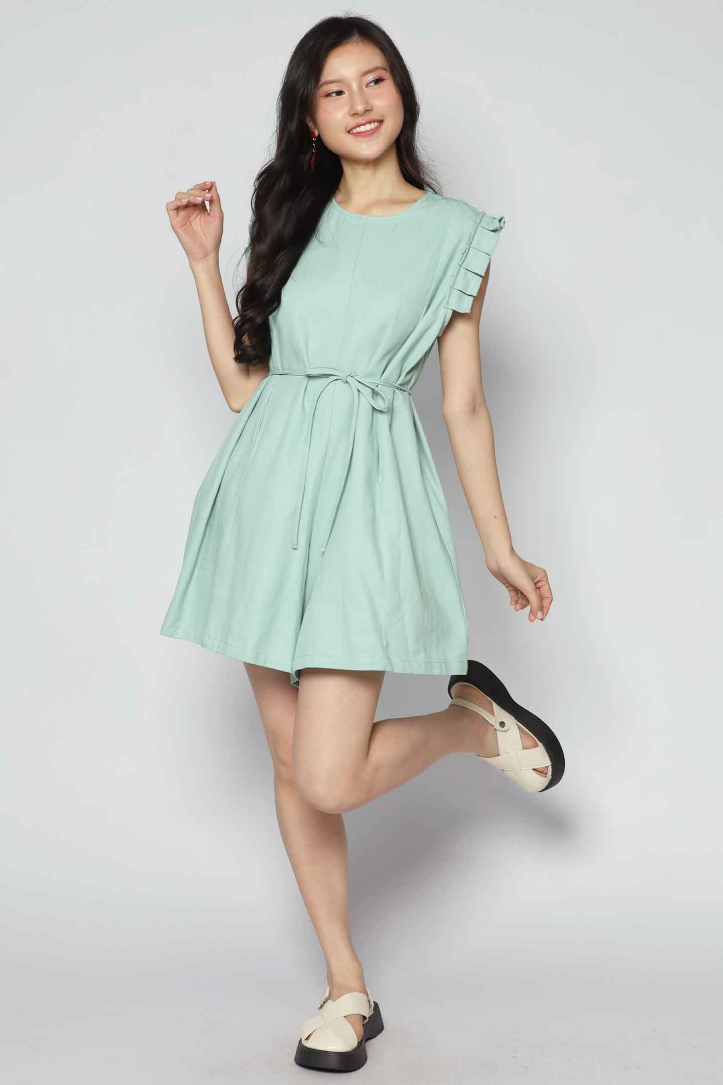 Aniya Playsuit in Mint