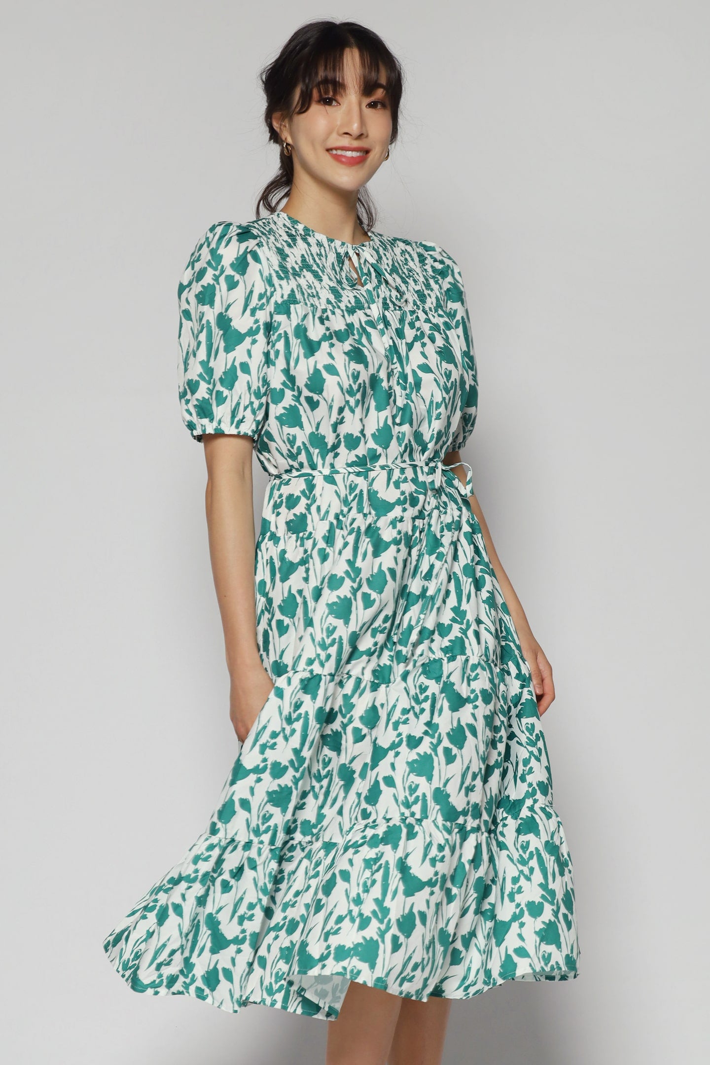 Alina Dress in Rainforest