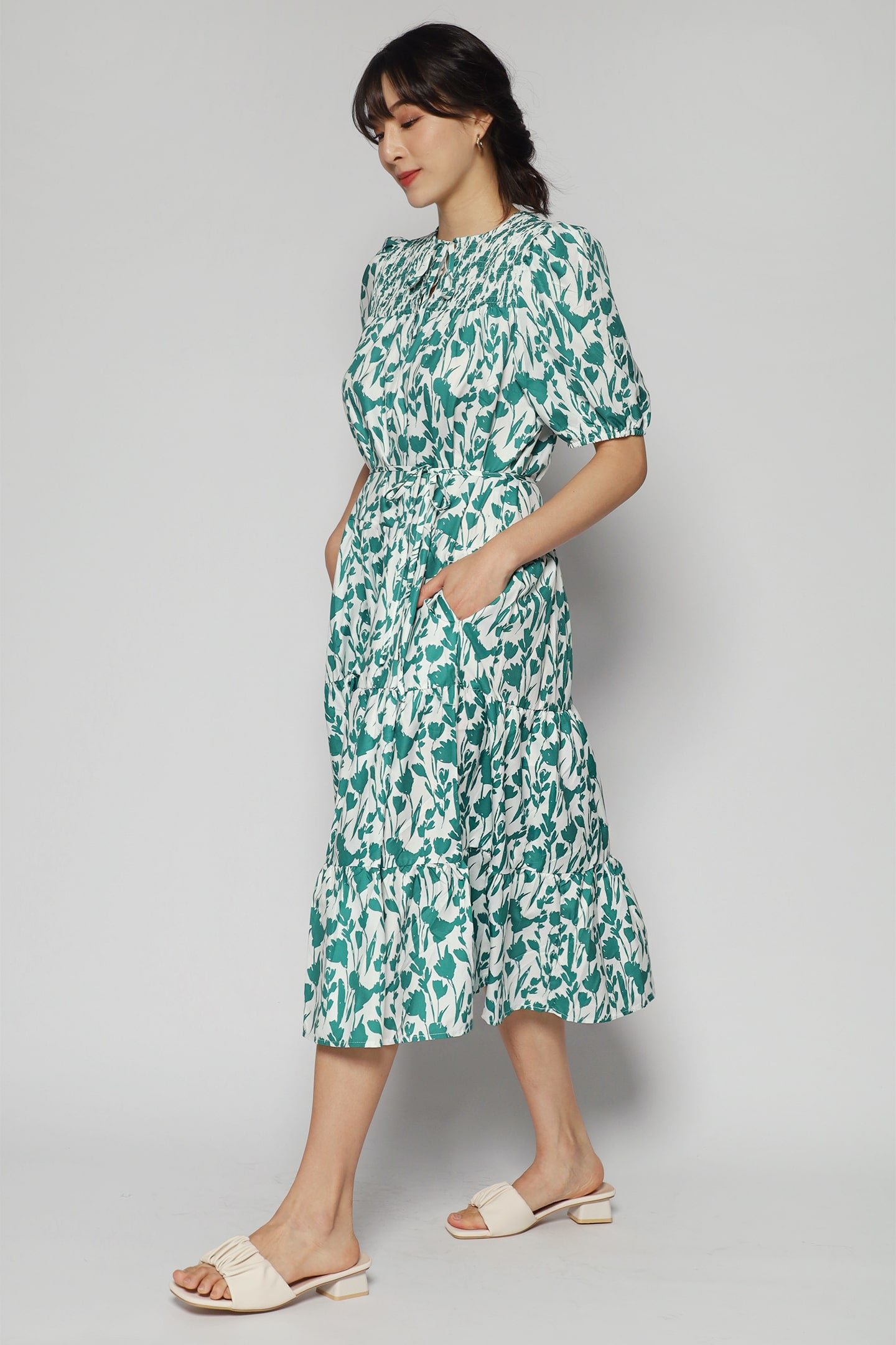 Alina Dress in Rainforest