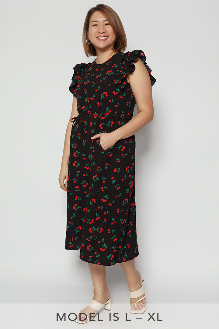 Ara Jumpsuit in Cherries