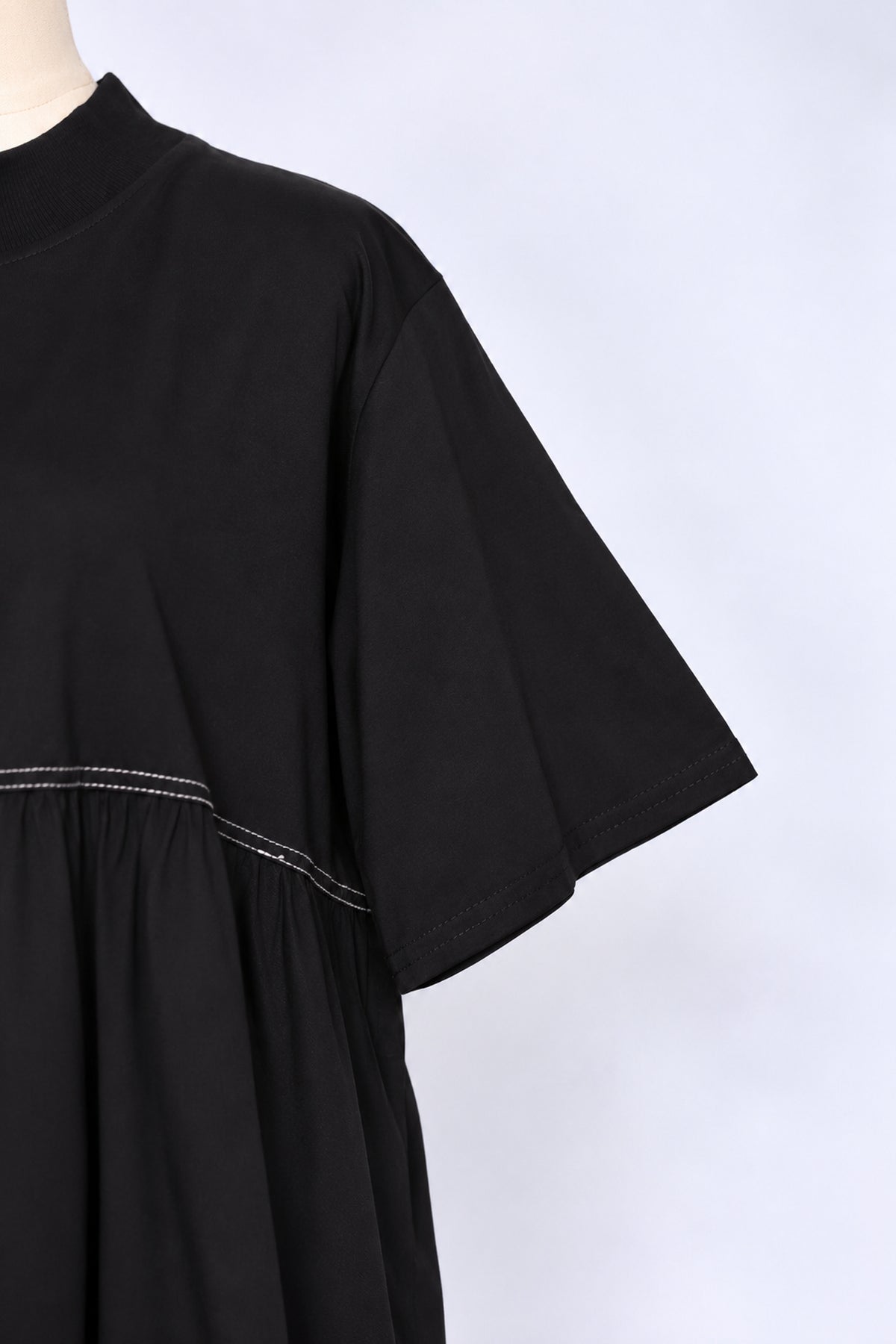 PO - Arden Tiered Dress in Black