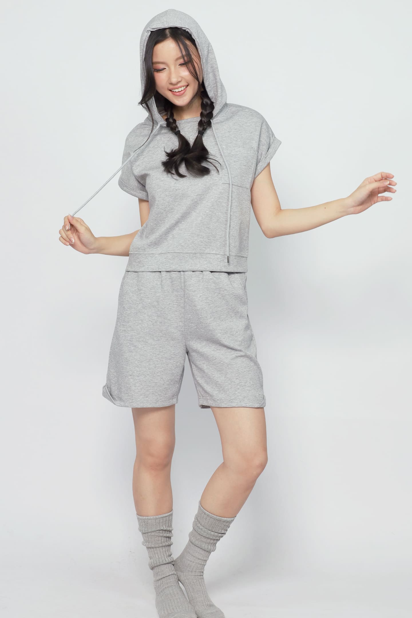 JOY - Arlo 2 in 1 Hoodie Top and Shorts Set