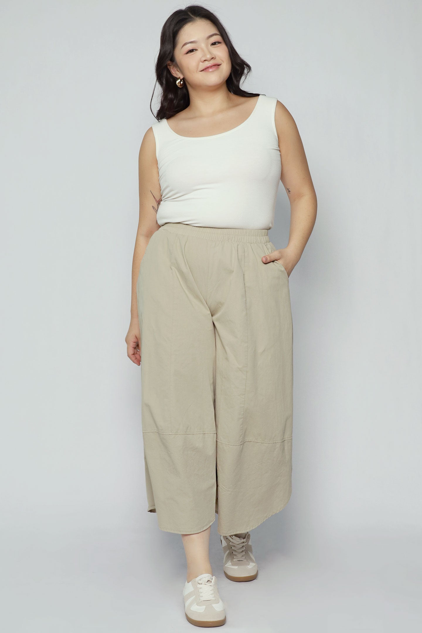 Ash Pants in Khaki