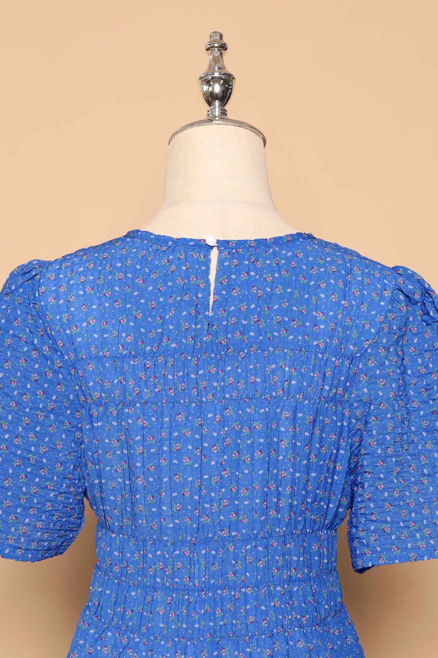 PO - Astha Dress in Blue Ditsy