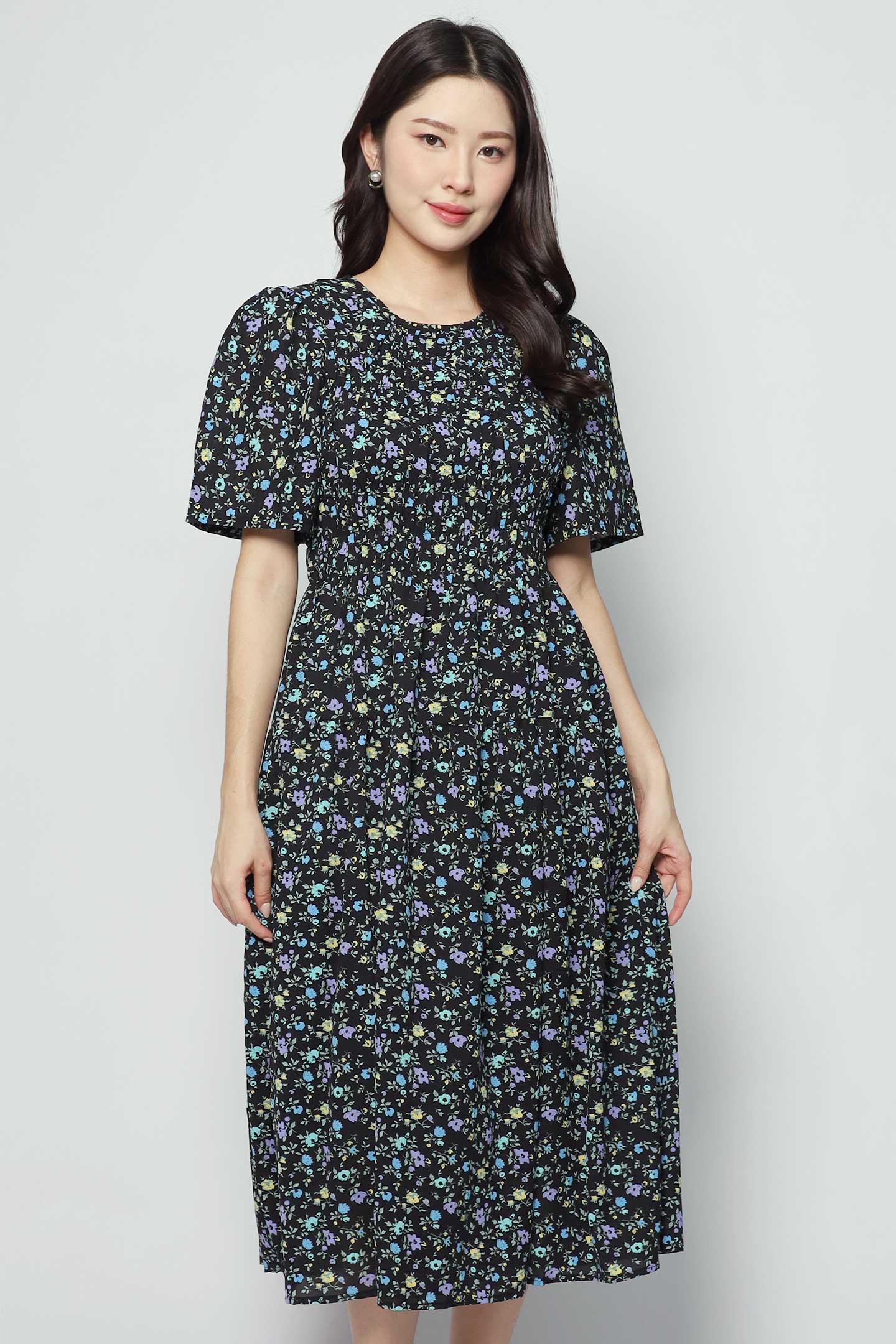 Astha Dress in Dainty Flower