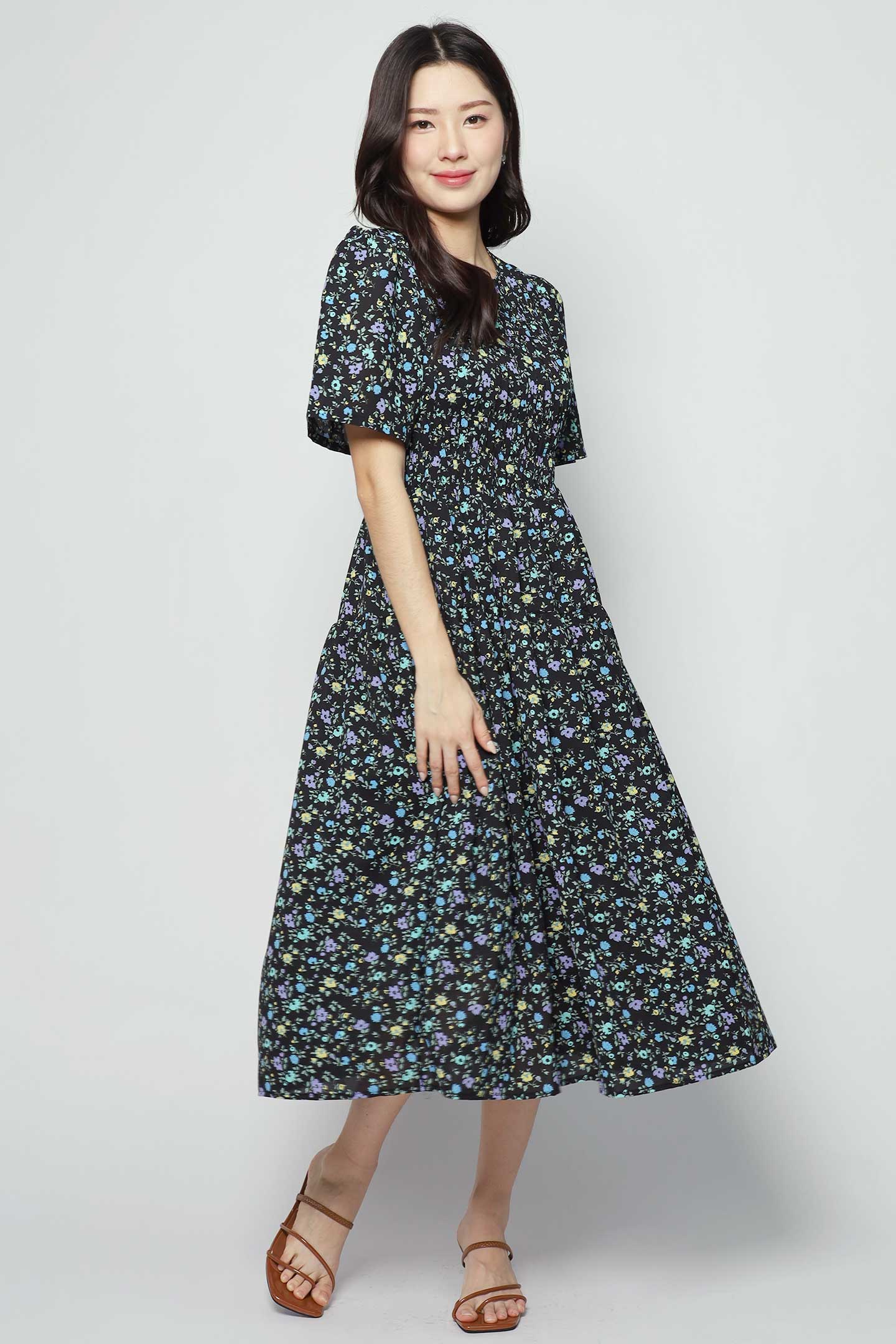 Astha Dress in Dainty Flower