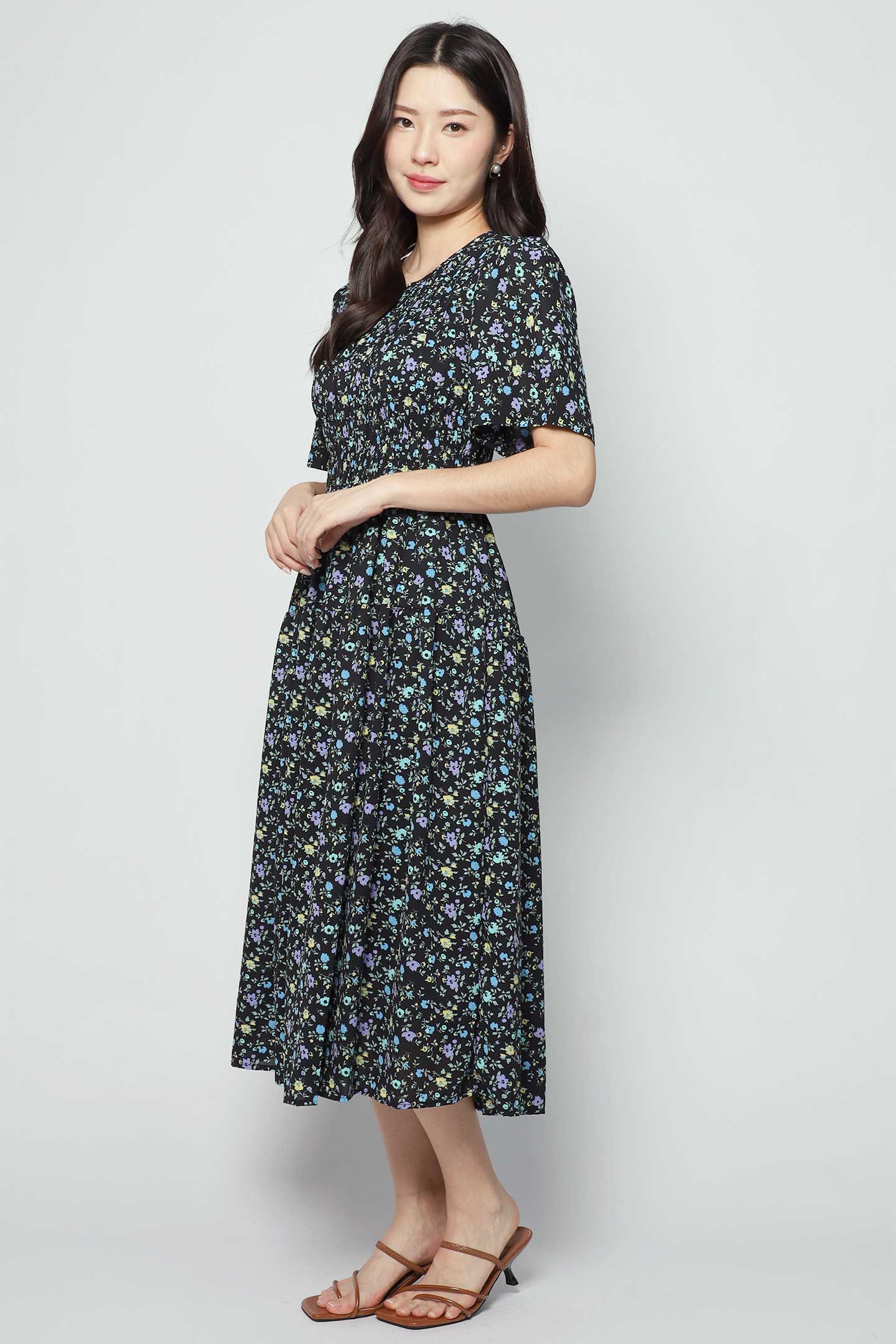 Astha Dress in Dainty Flower