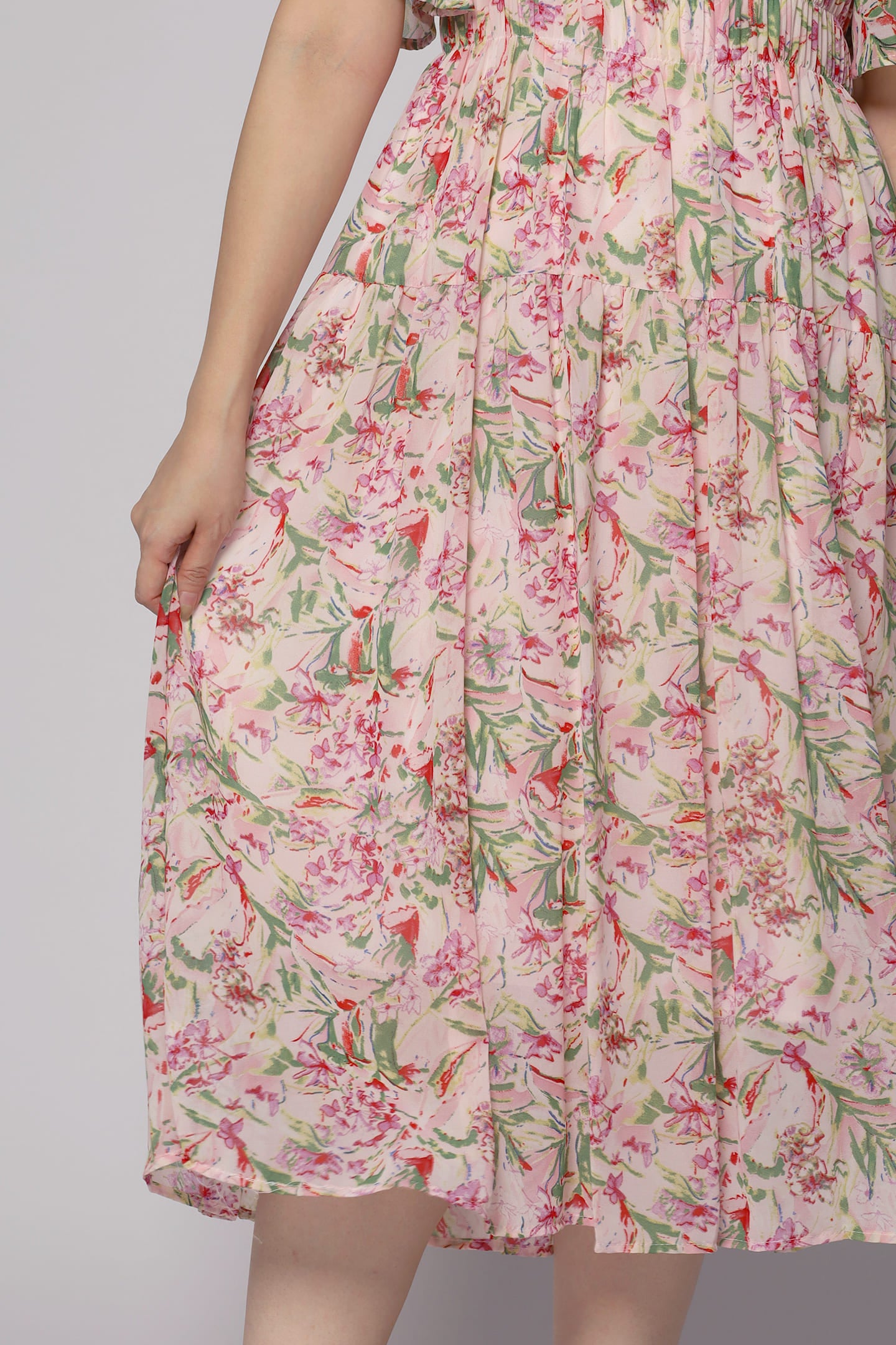 Astha Dress in Pink Dreams