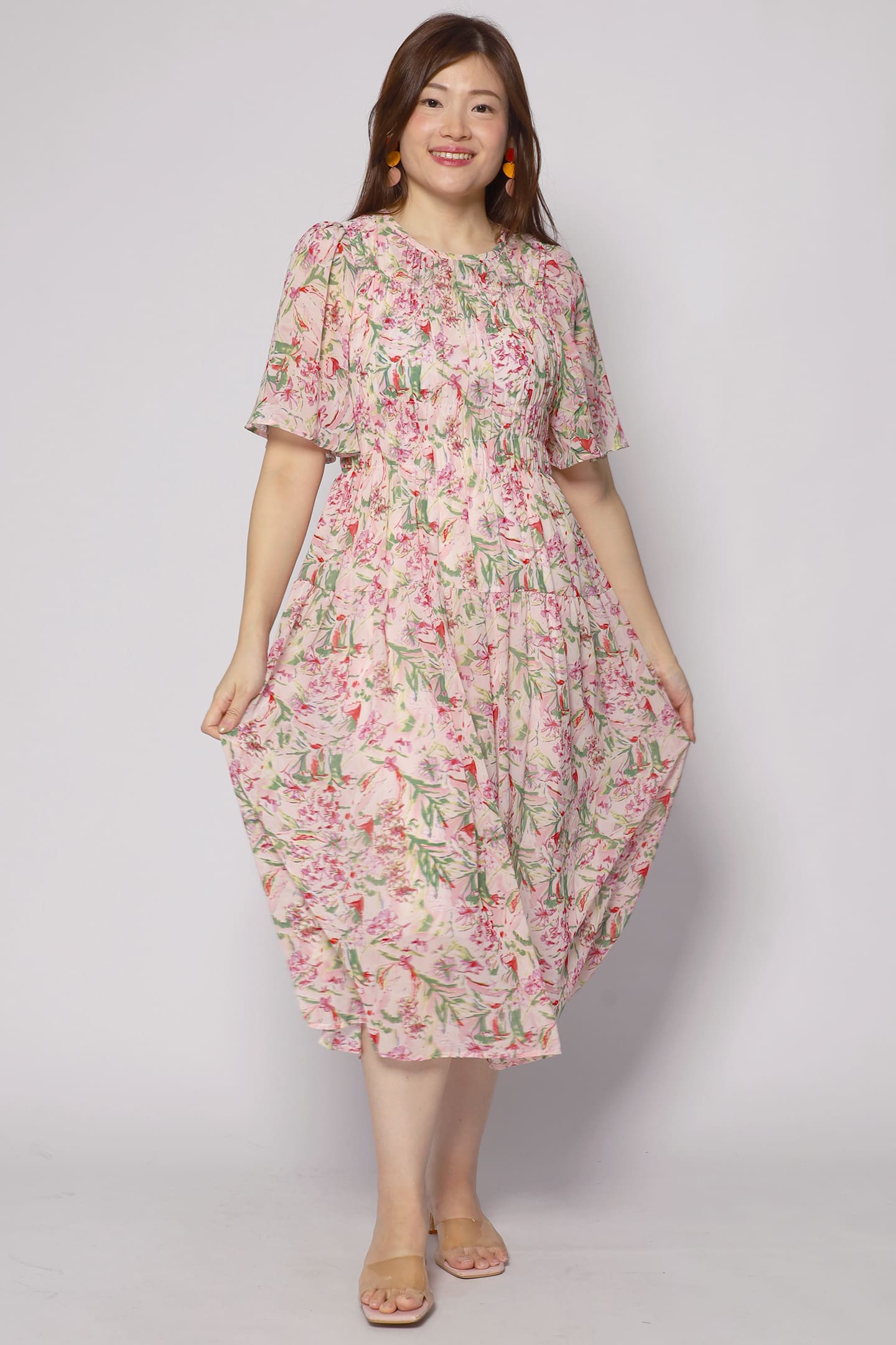 Astha Dress in Pink Dreams