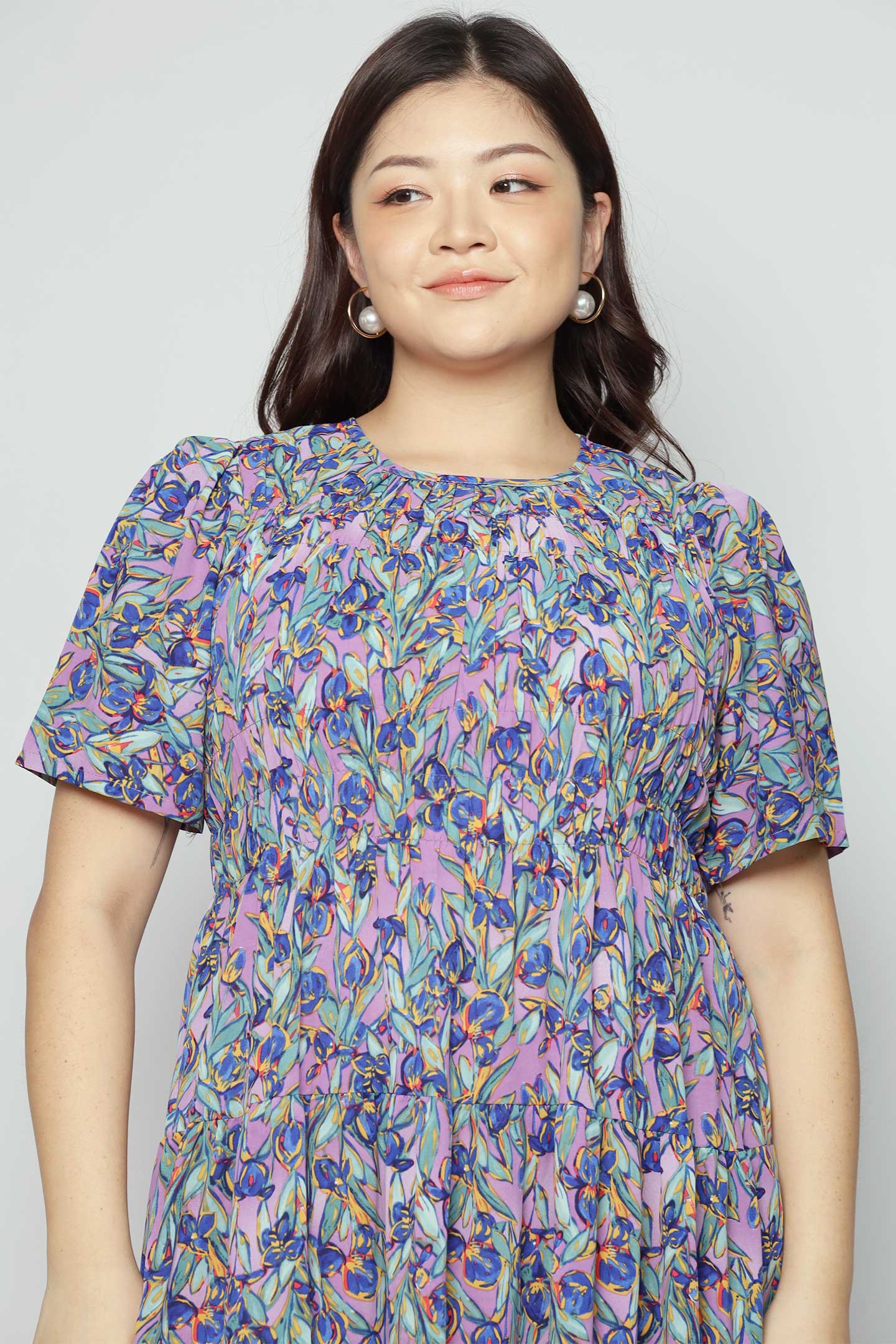Astha Dress in Purple Delight
