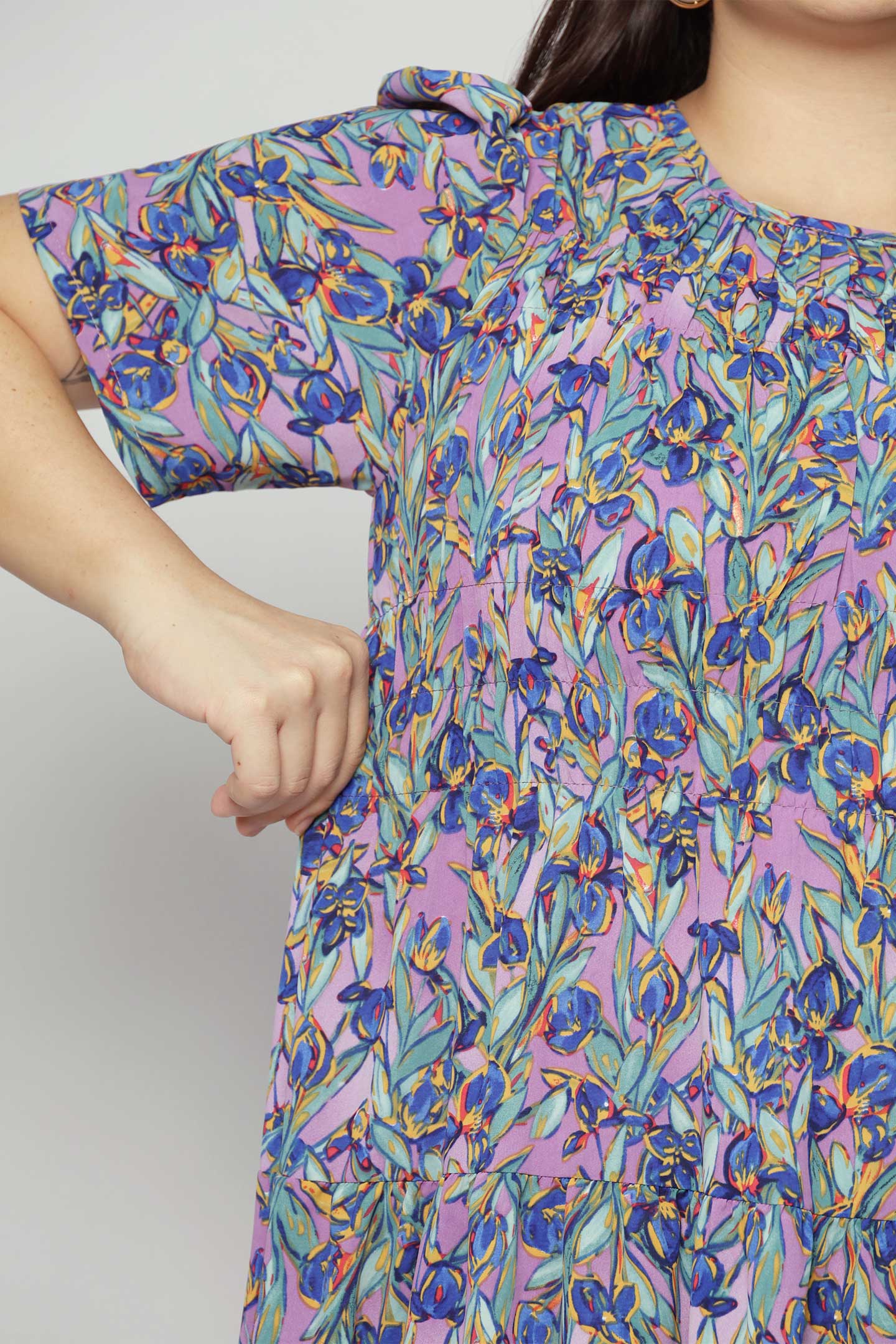 Astha Dress in Purple Delight