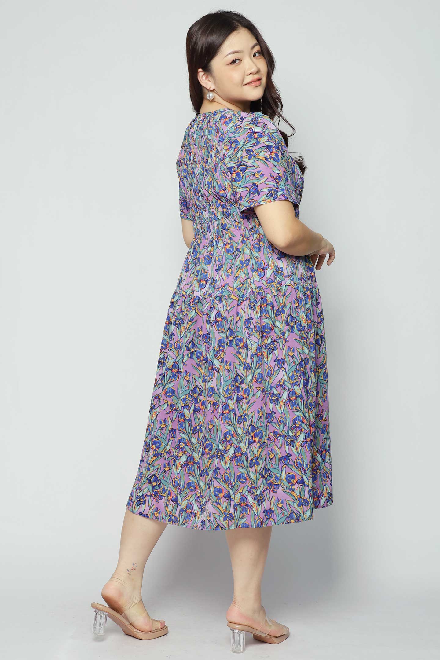 Astha Dress in Purple Delight