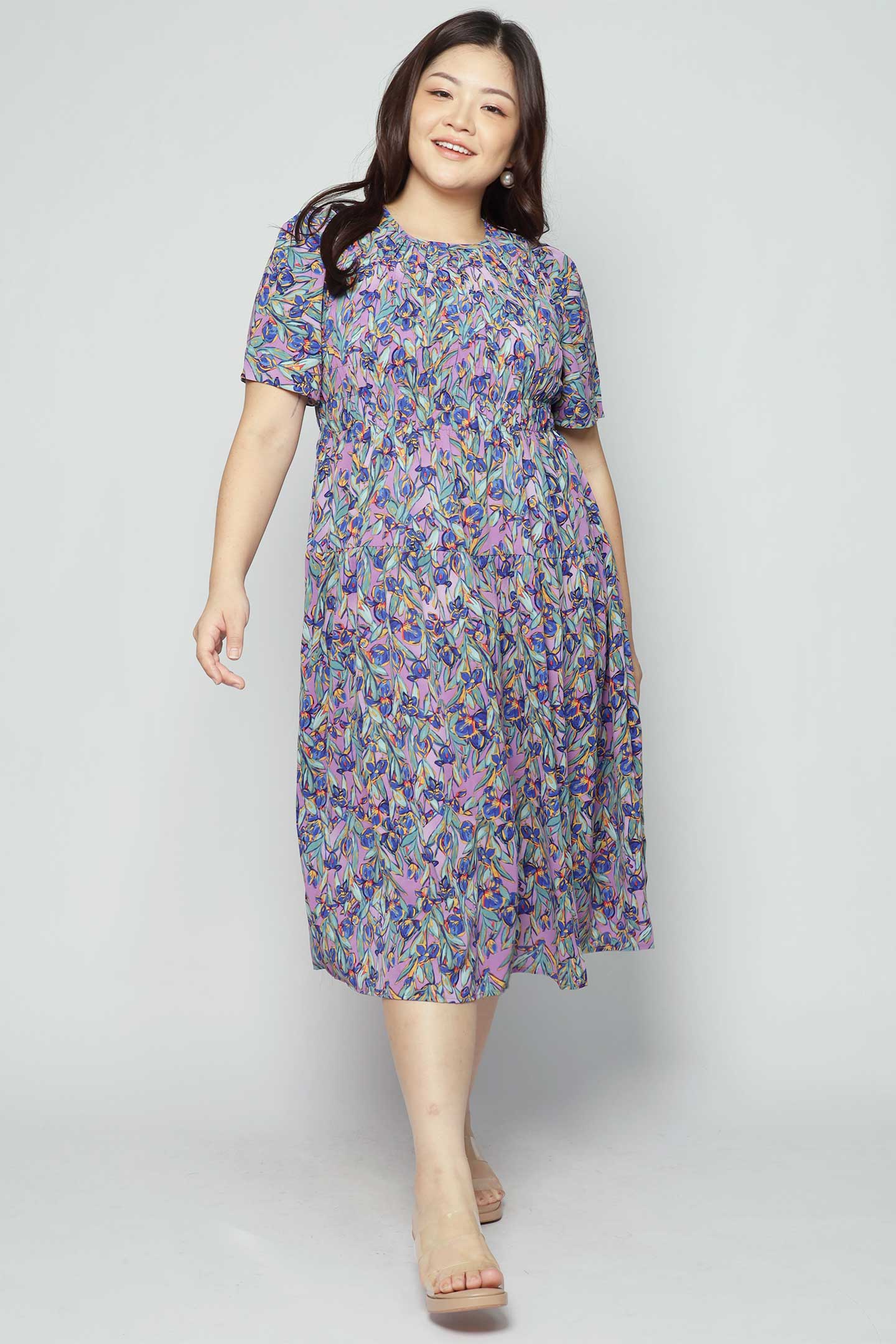 Astha Dress in Purple Delight