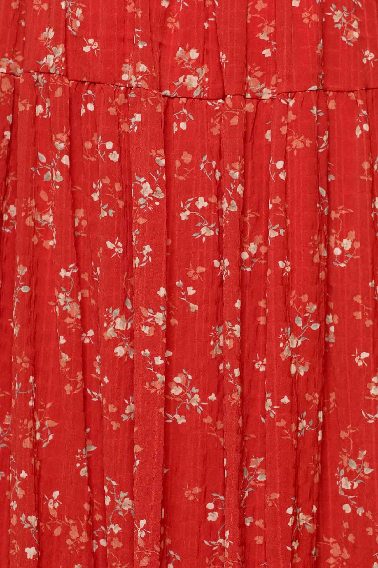 PO - Astha Dress in Red Floral Whimsy