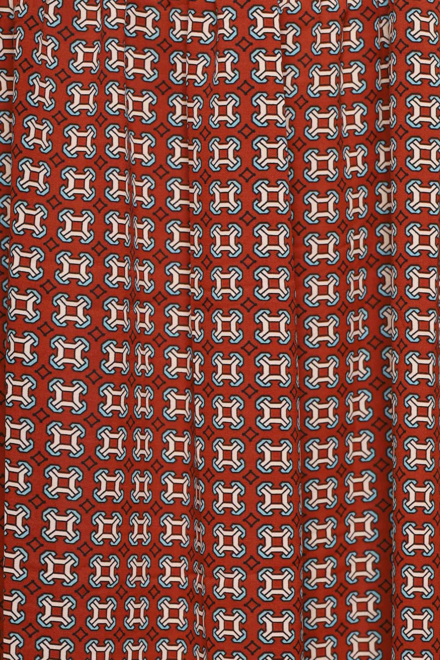 PO - Astha Dress in Red Pattern