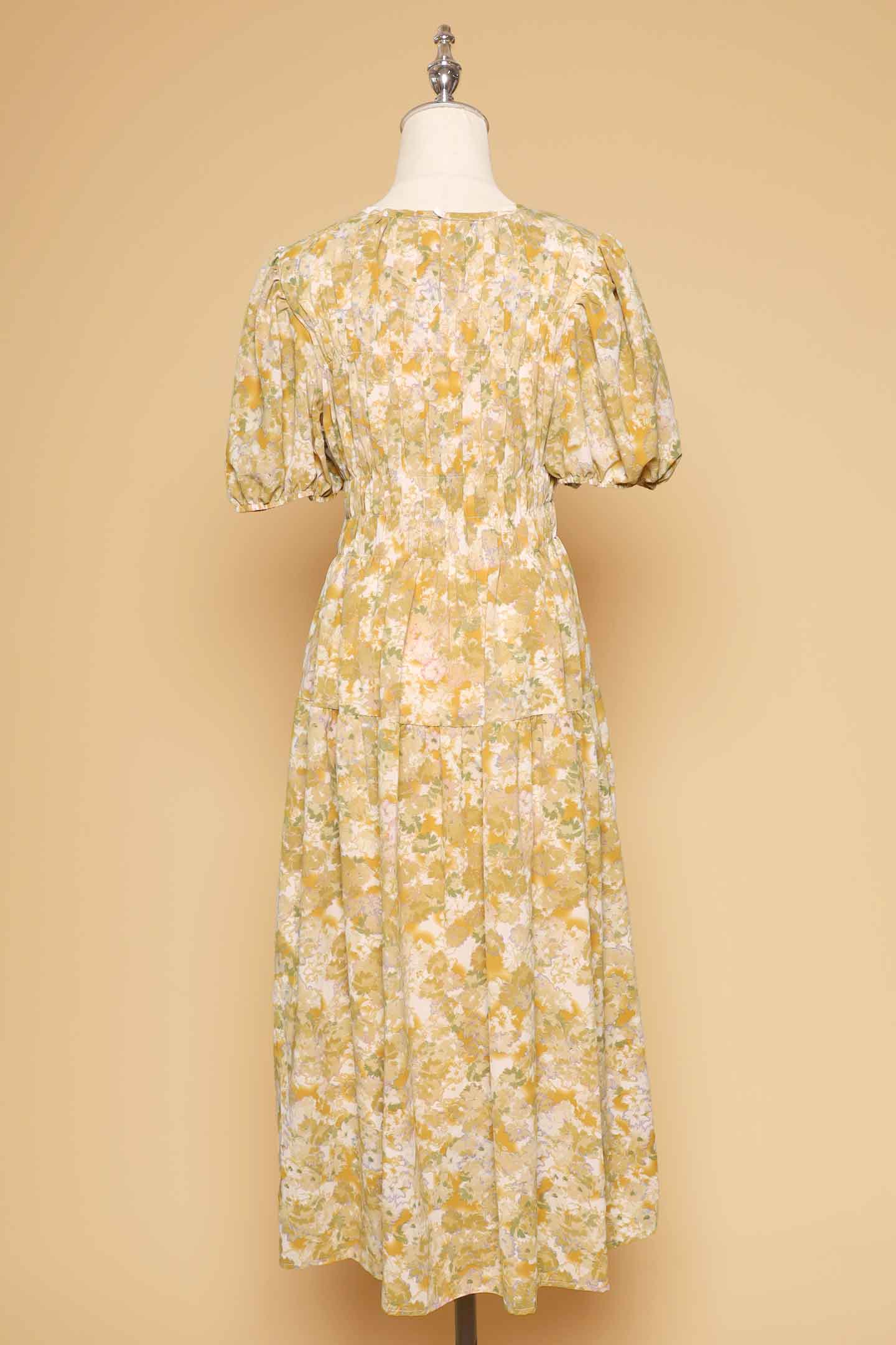 PO - Astha Dress in Yellow Lover's Garden