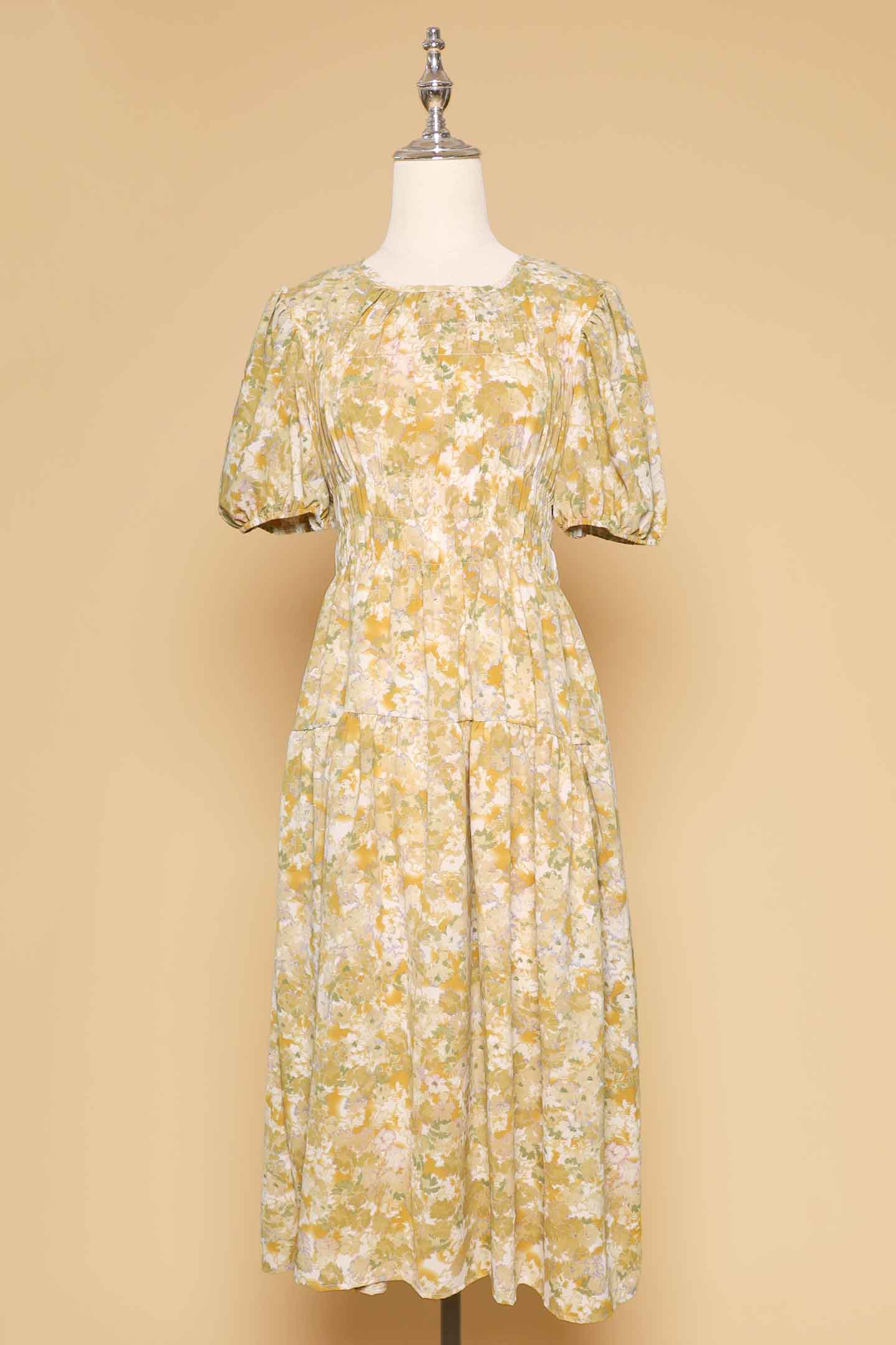 PO - Astha Dress in Yellow Lover's Garden