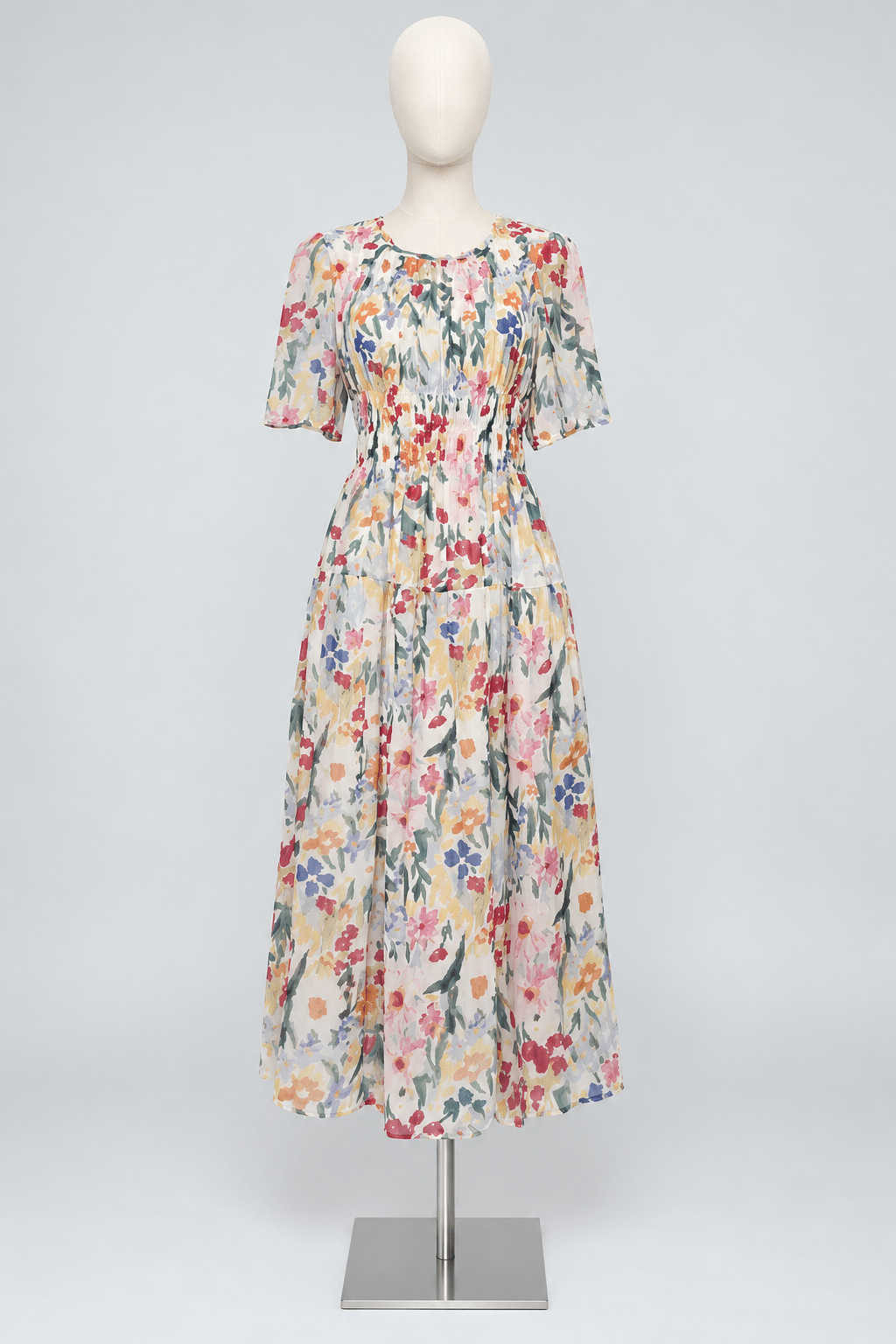 PO - Astha Dress in Monet Garden