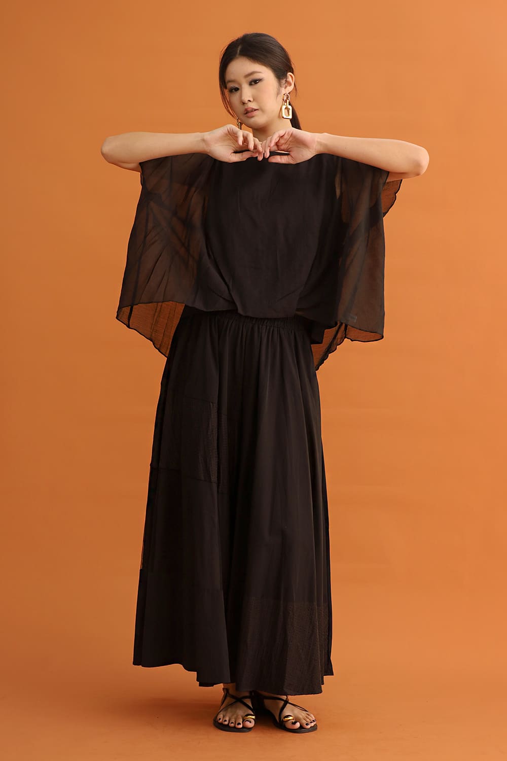 CHOSEN - Atlas Mesh Top in Black