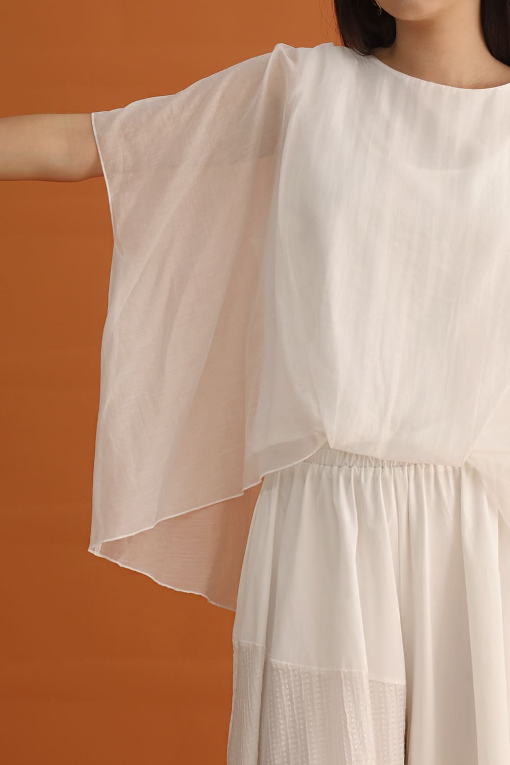 CHOSEN - Atlas Mesh Top in White