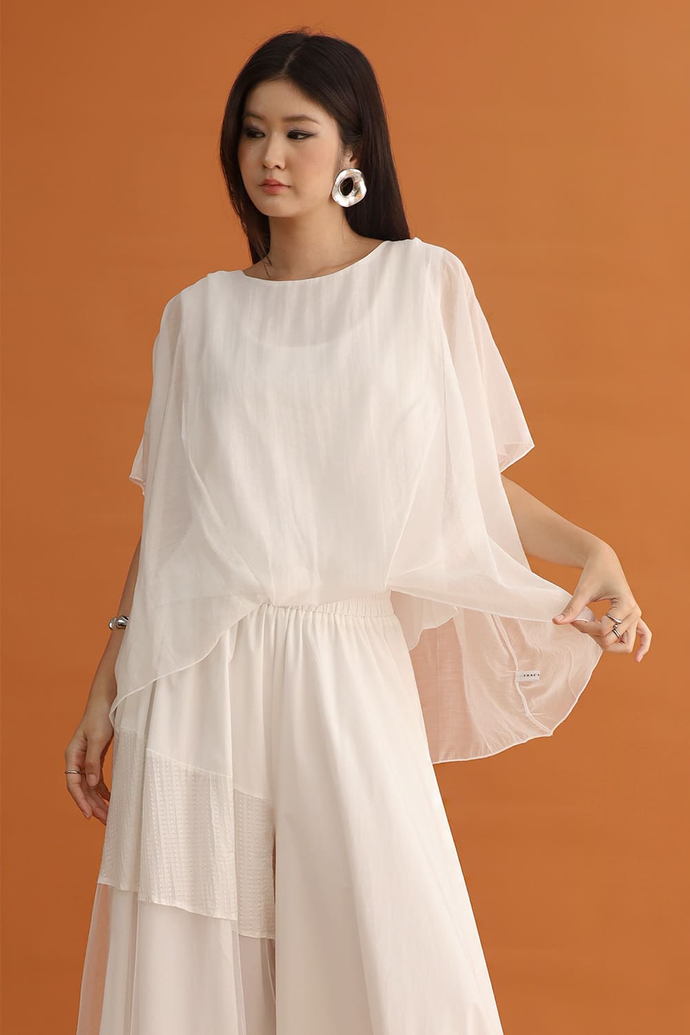 CHOSEN - Atlas Mesh Top in White