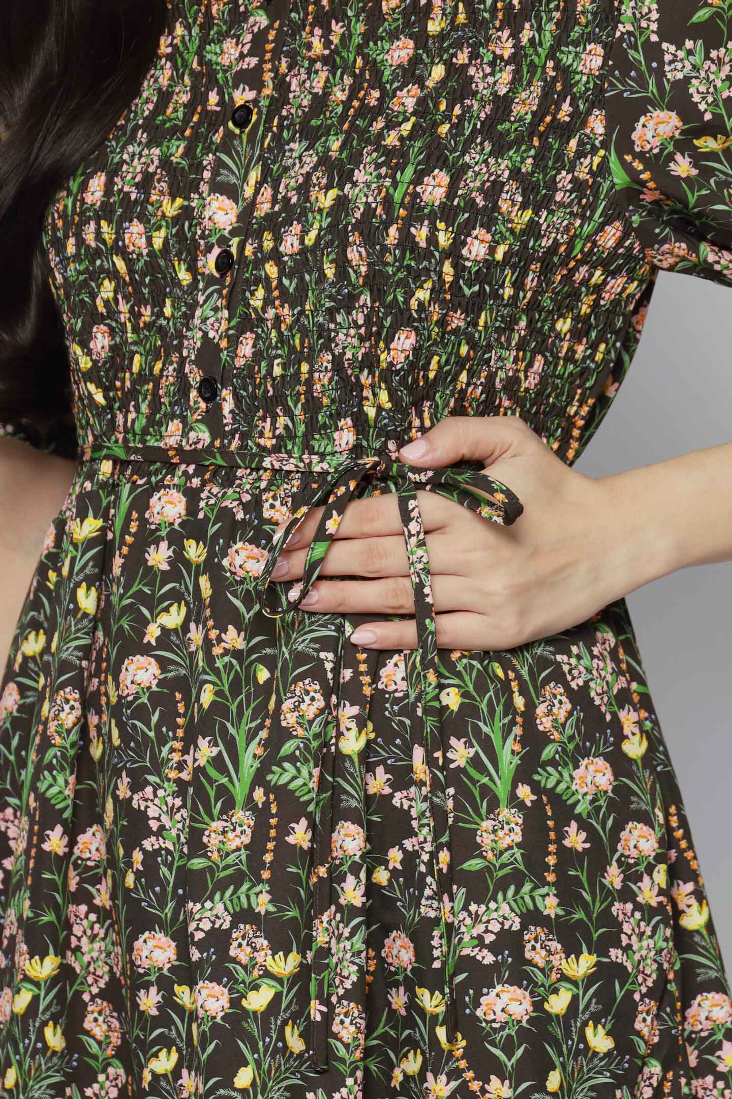 Aurora Dress (V2) in Eden Field