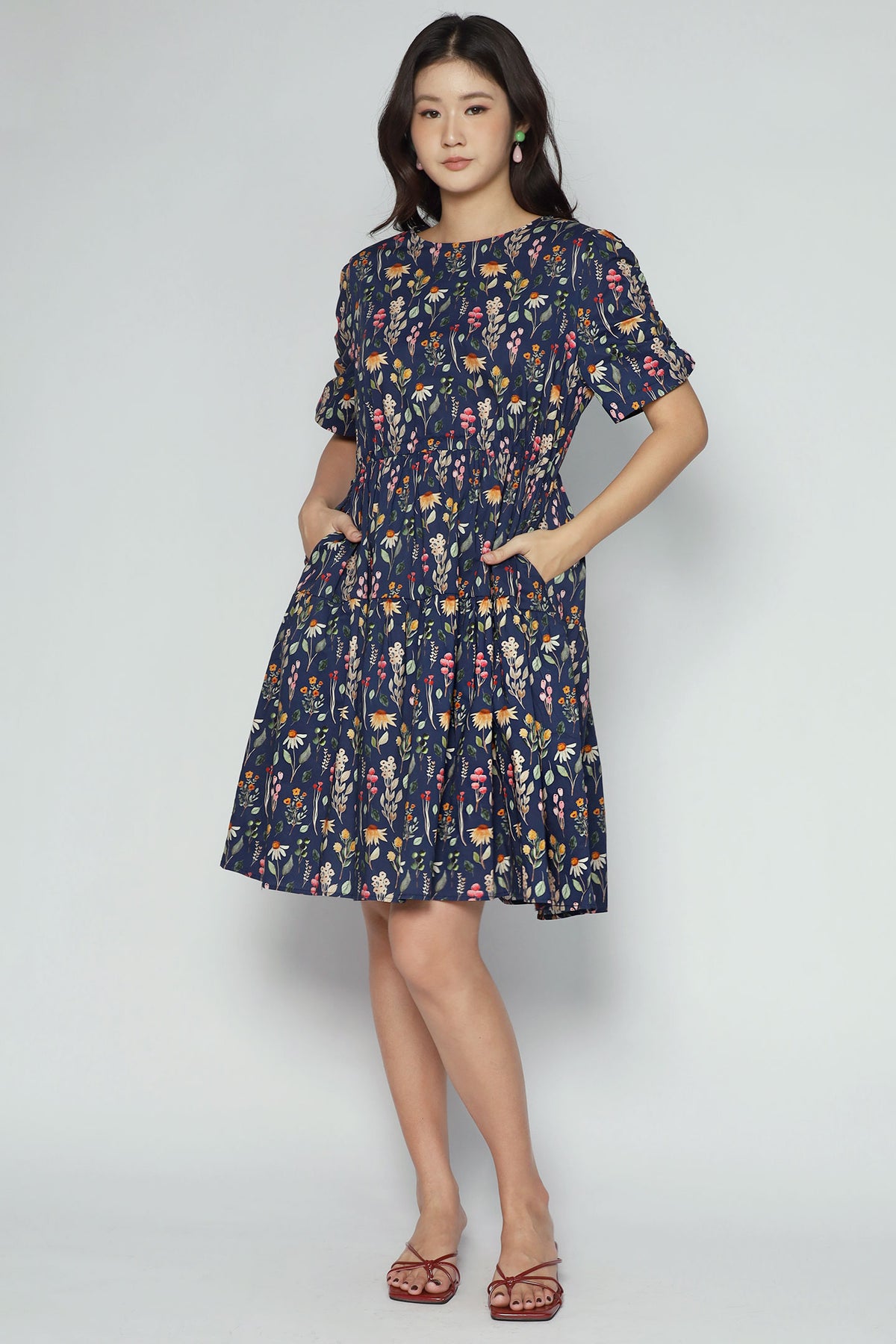 Backorders Avelyn Dress in Paisley Field