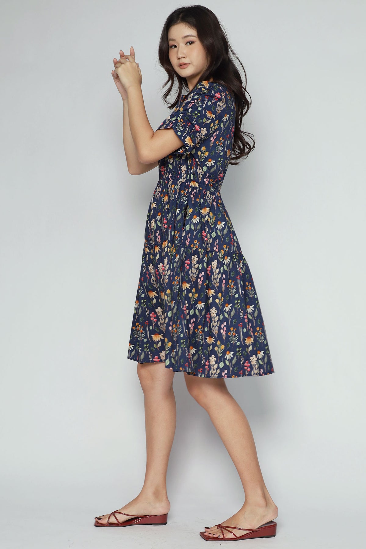 Backorders Avelyn Dress in Paisley Field