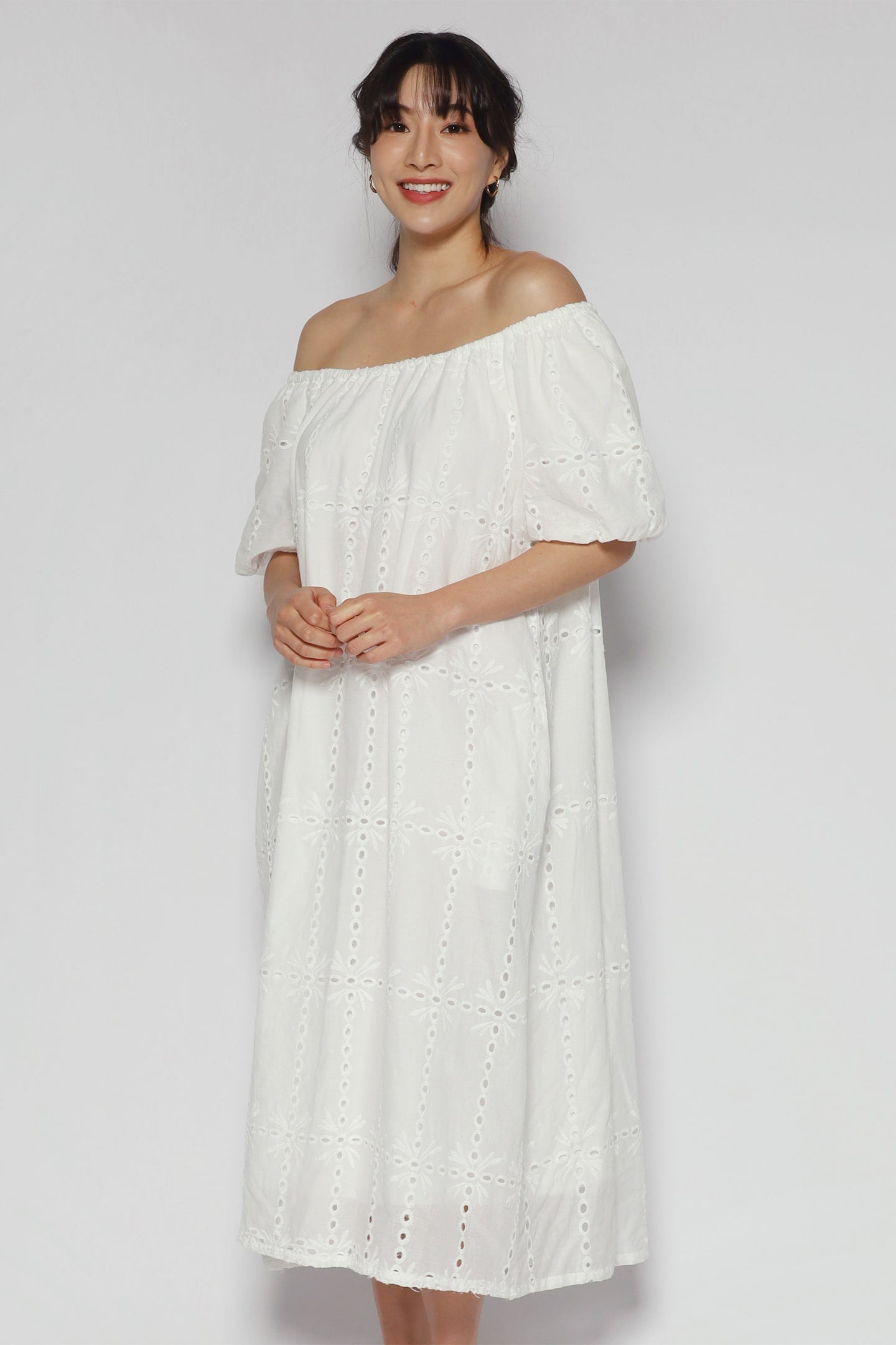 Anakin Dress in White Crochet