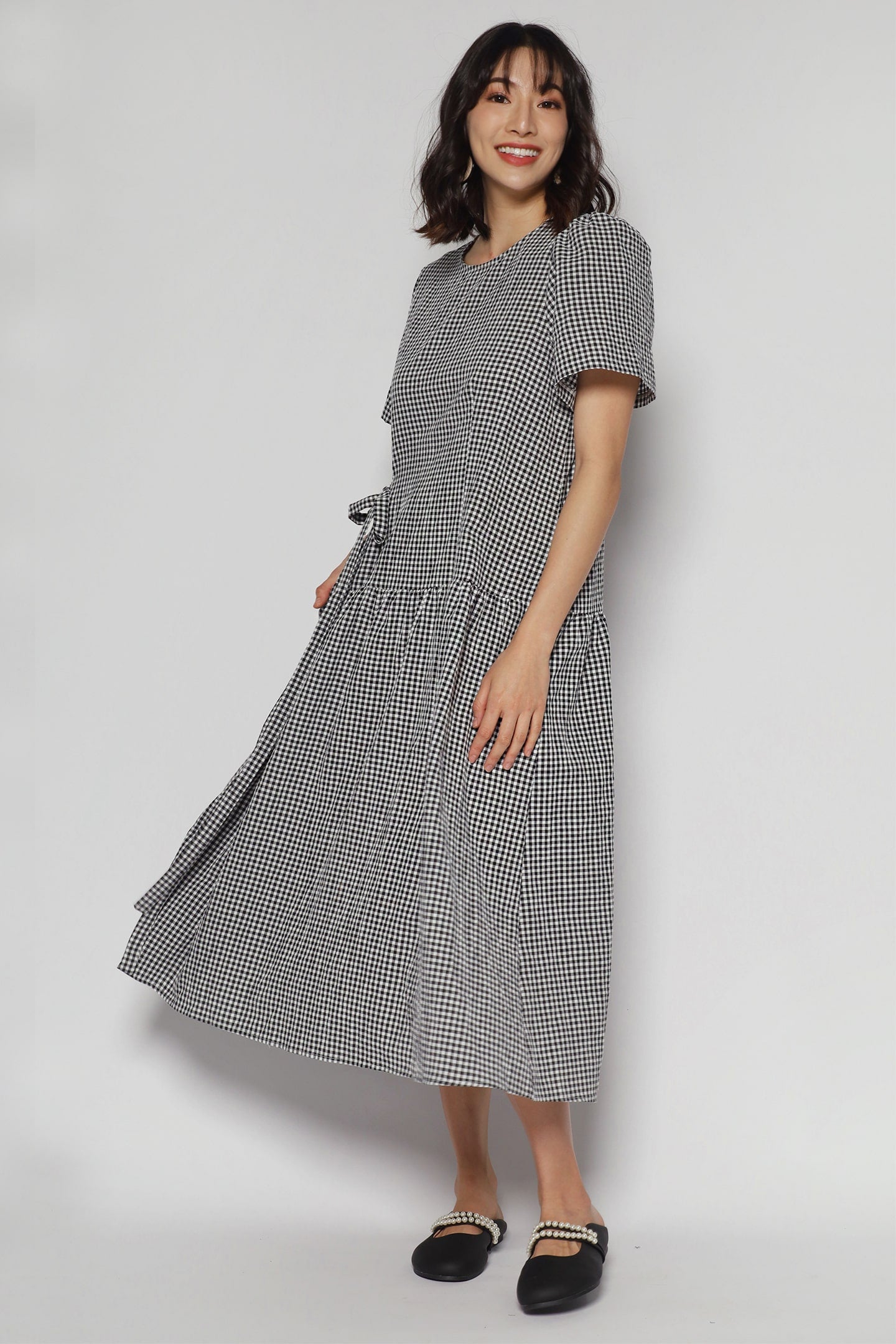 Backorders Bonnie Dress in Checks